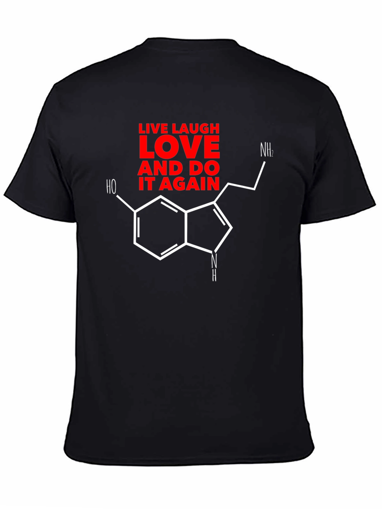 Live Laugh Love Molecule Graphic Tee
