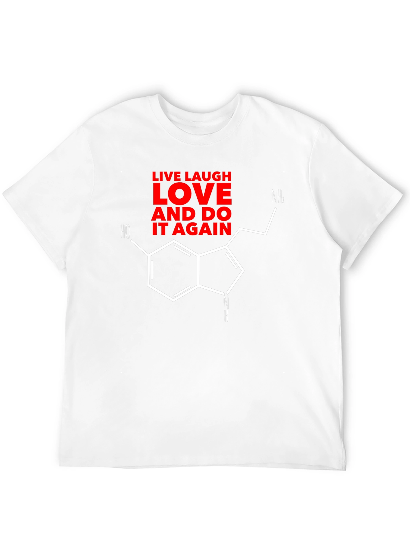 Live Laugh Love Molecule Graphic Tee