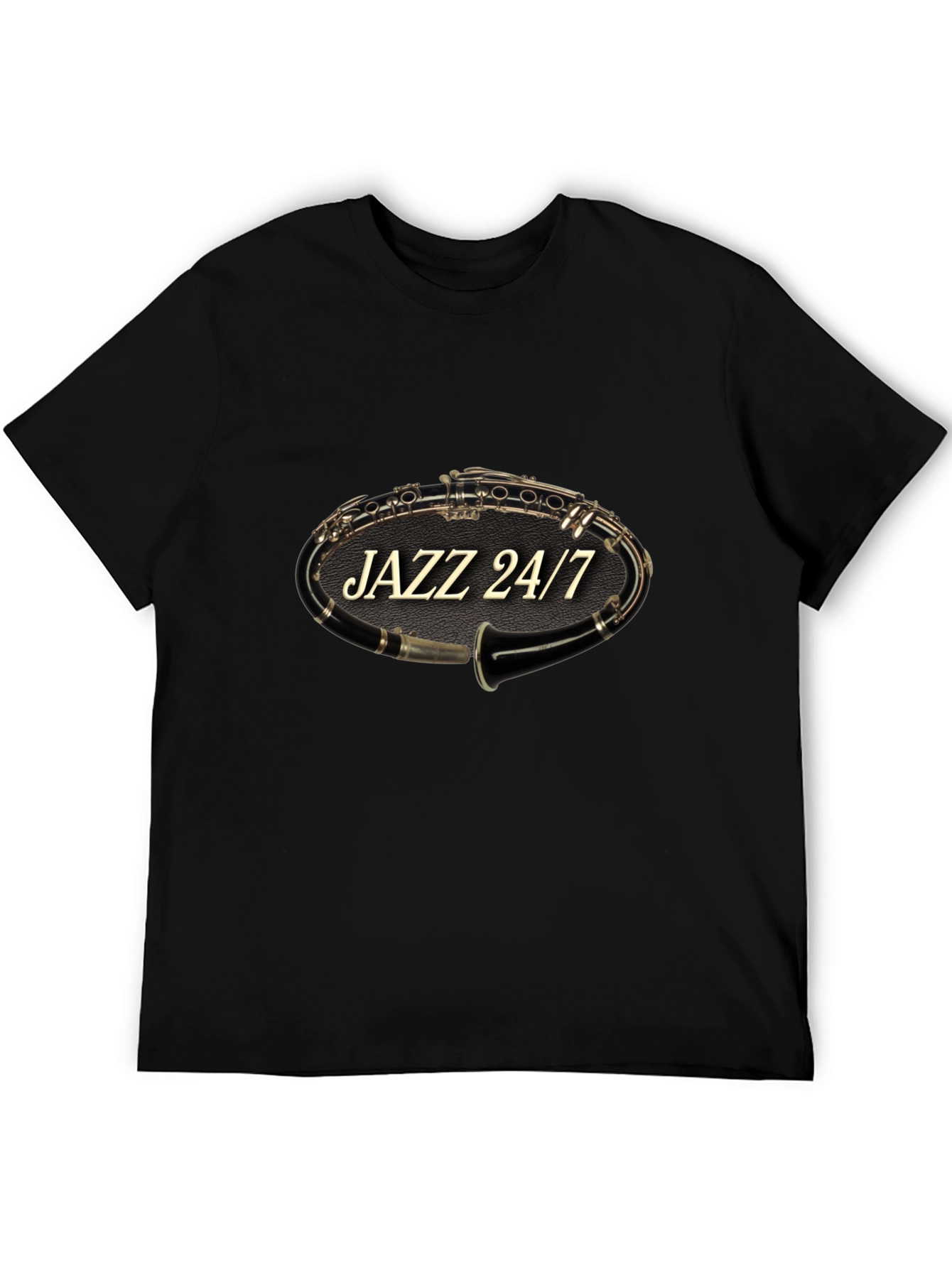Jazz 24/7 Clarinet T-Shirt - Music Lover Tee