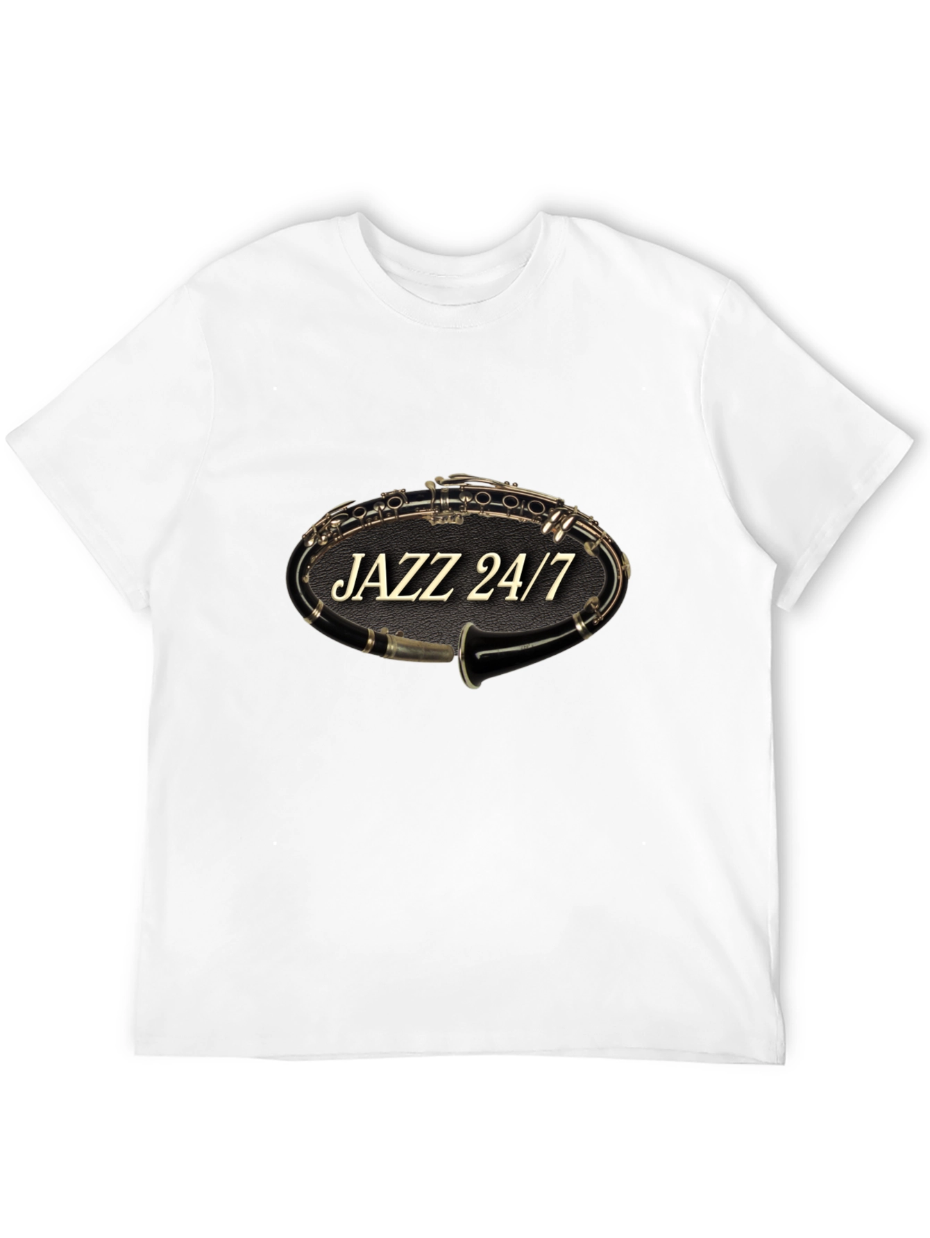 Jazz 24/7 Clarinet T-Shirt - Music Lover Tee