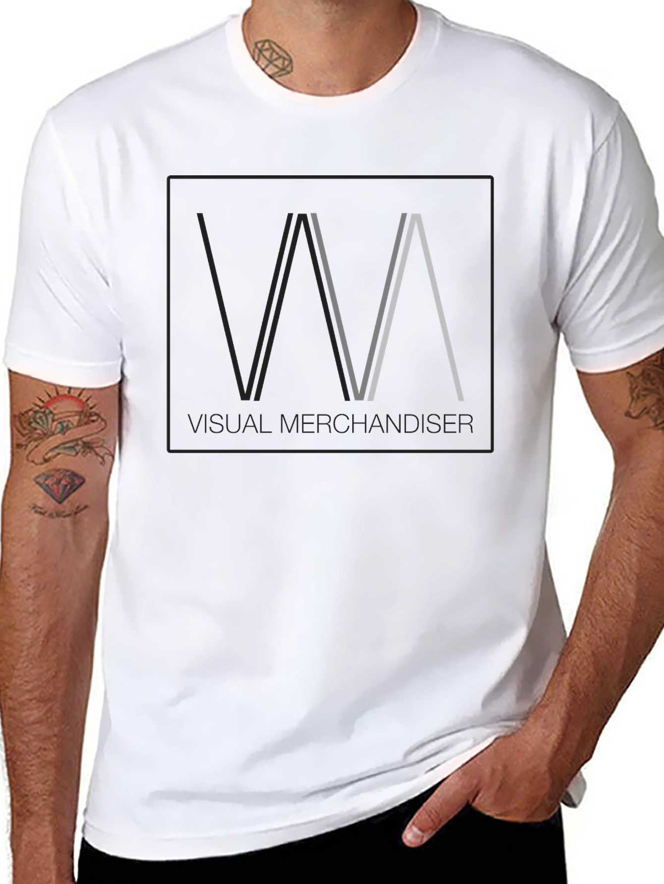 Visual Merchandiser Graphic Tee - Modern Design