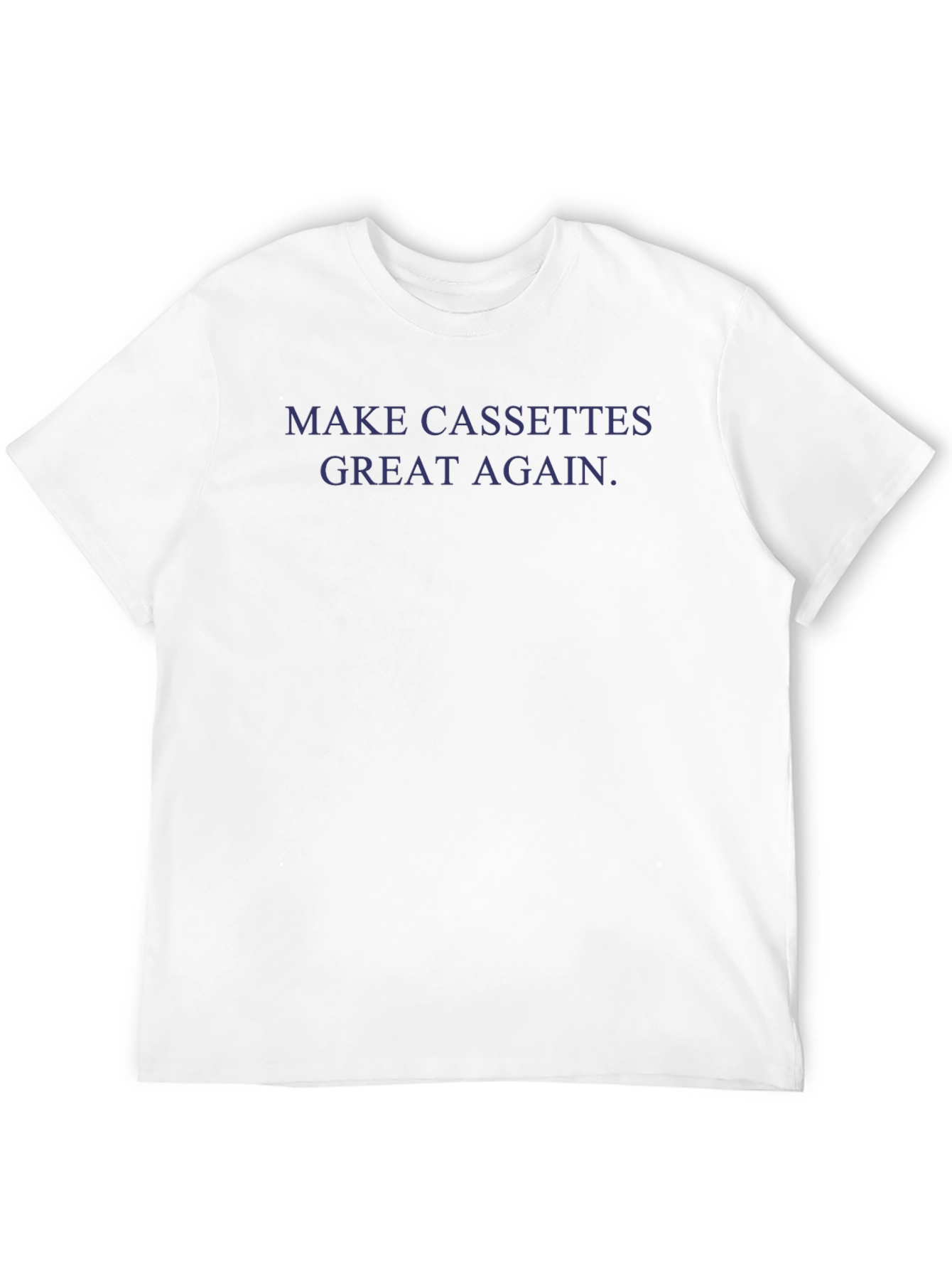 Retro Cassette Revival Tee - Make Cassettes Great Again!