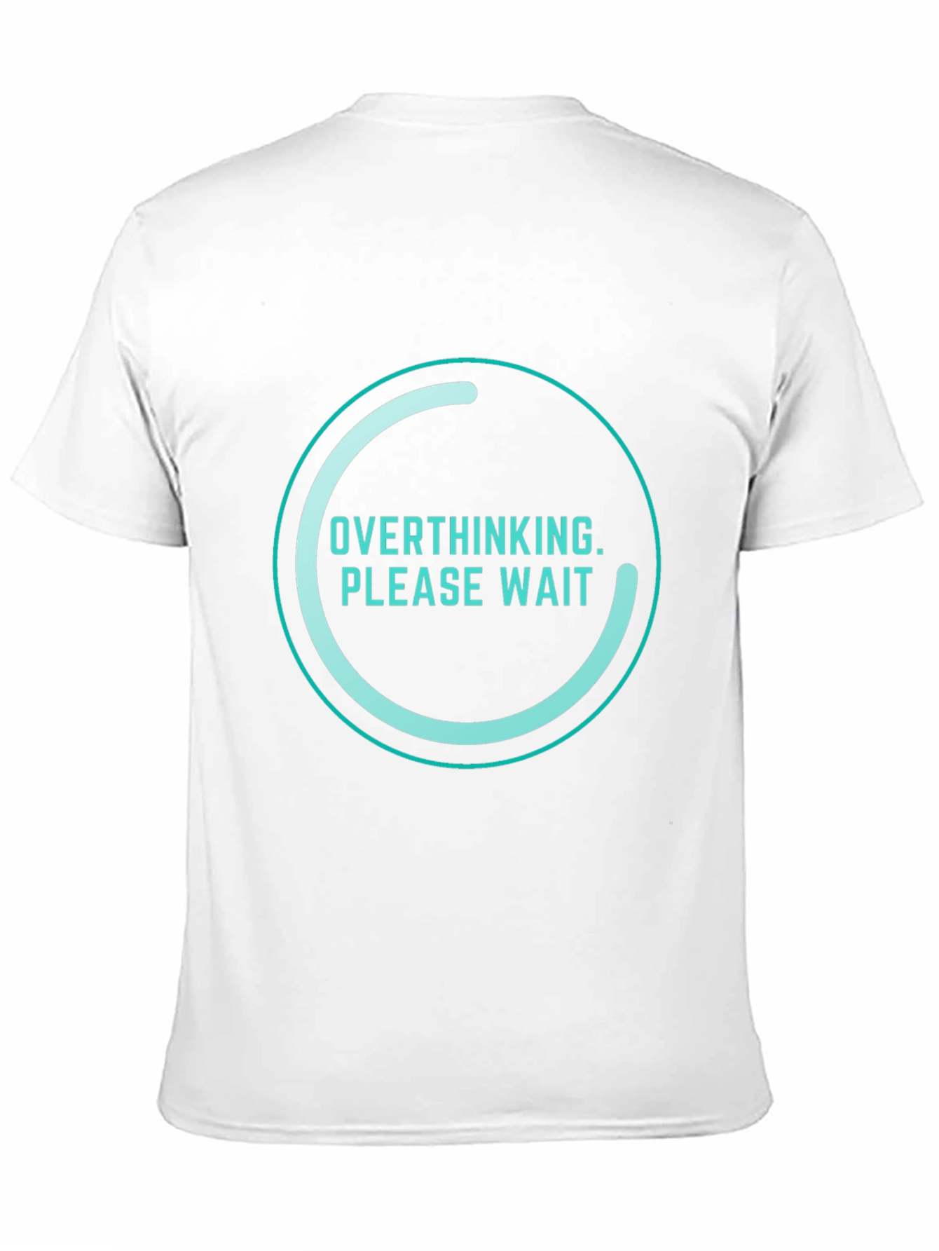 Overthinking Please Wait Funny Graphic T-Shirt