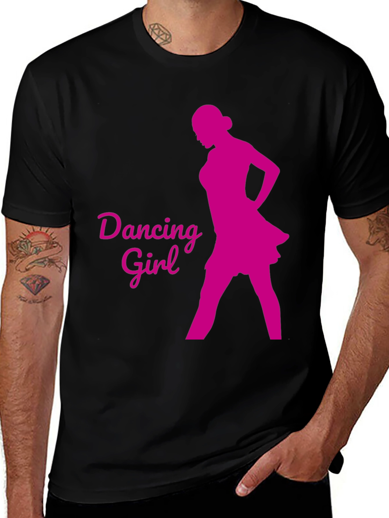 Dancing Girl Graphic T-Shirt