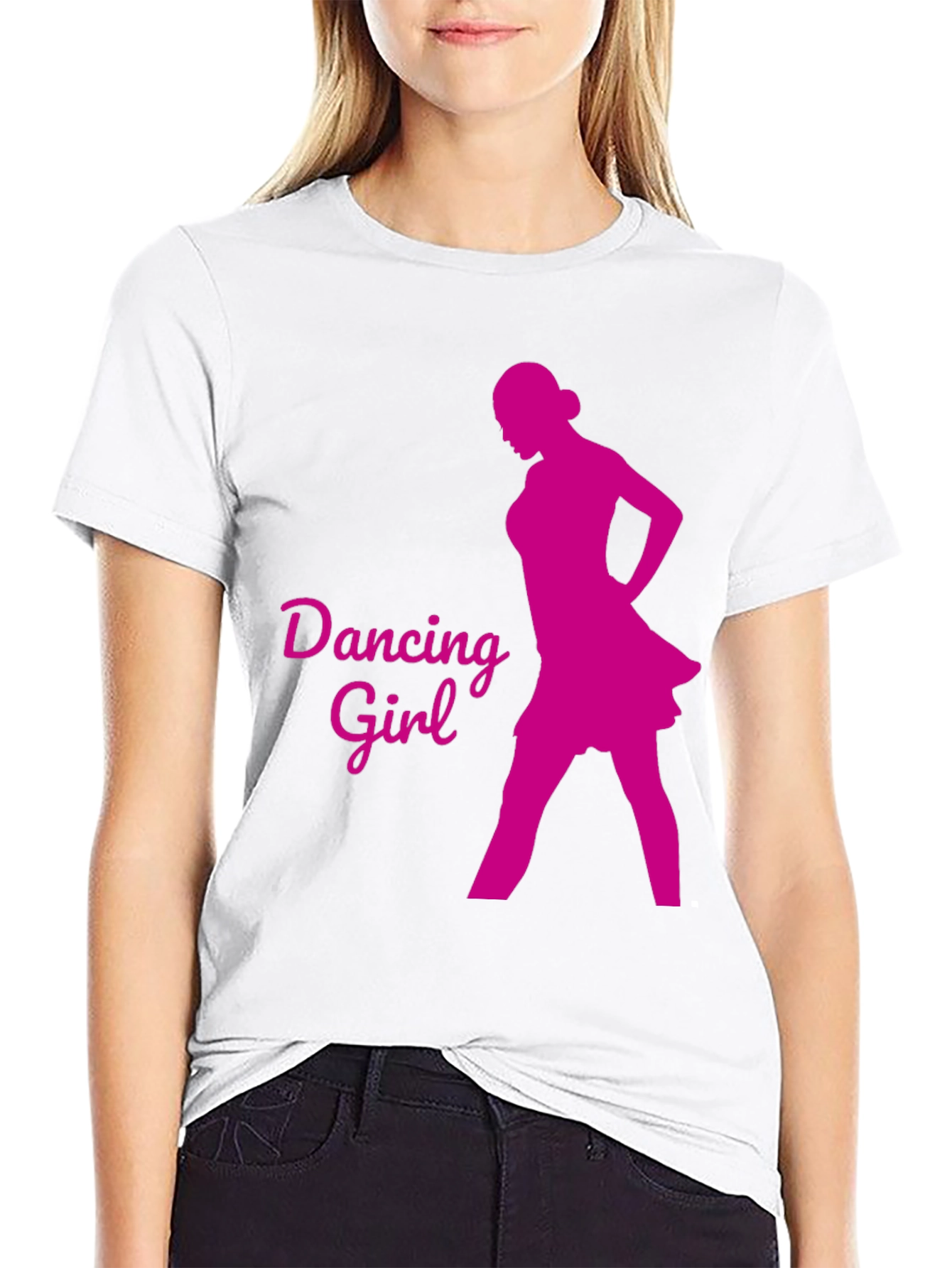 Dancing Girl Graphic T-Shirt
