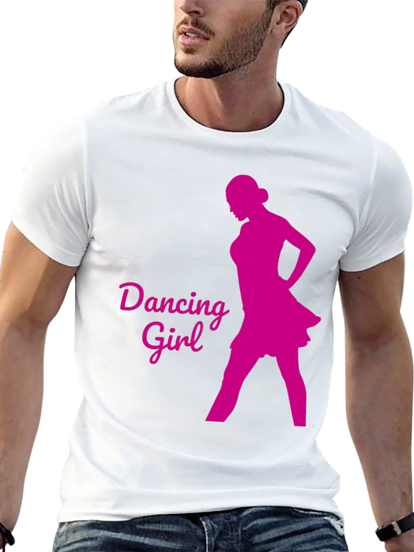 Dancing Girl Graphic T-Shirt