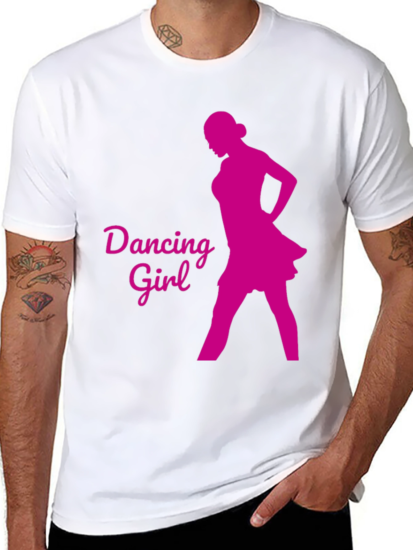 Dancing Girl Graphic T-Shirt