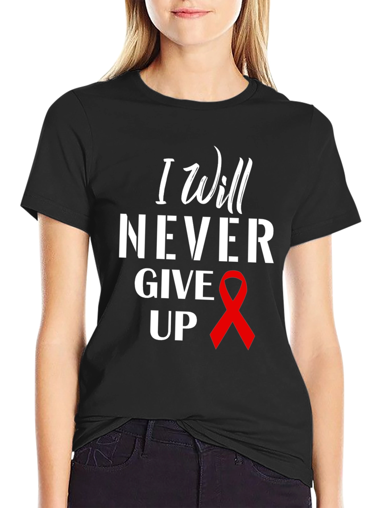 I Will Never Give Up T-Shirt