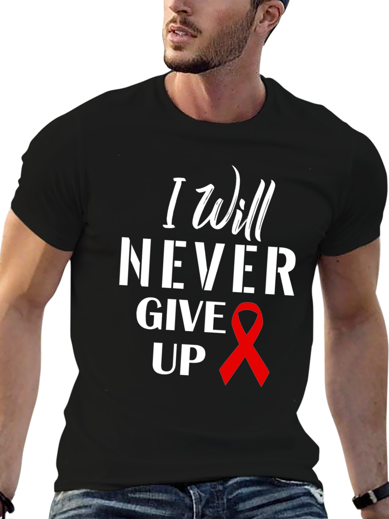 I Will Never Give Up T-Shirt