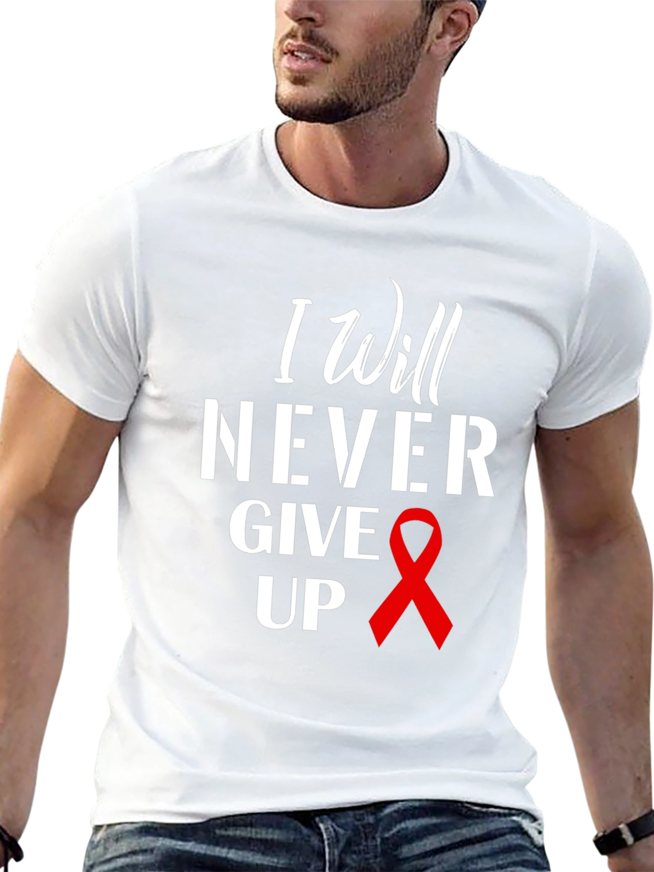 I Will Never Give Up T-Shirt