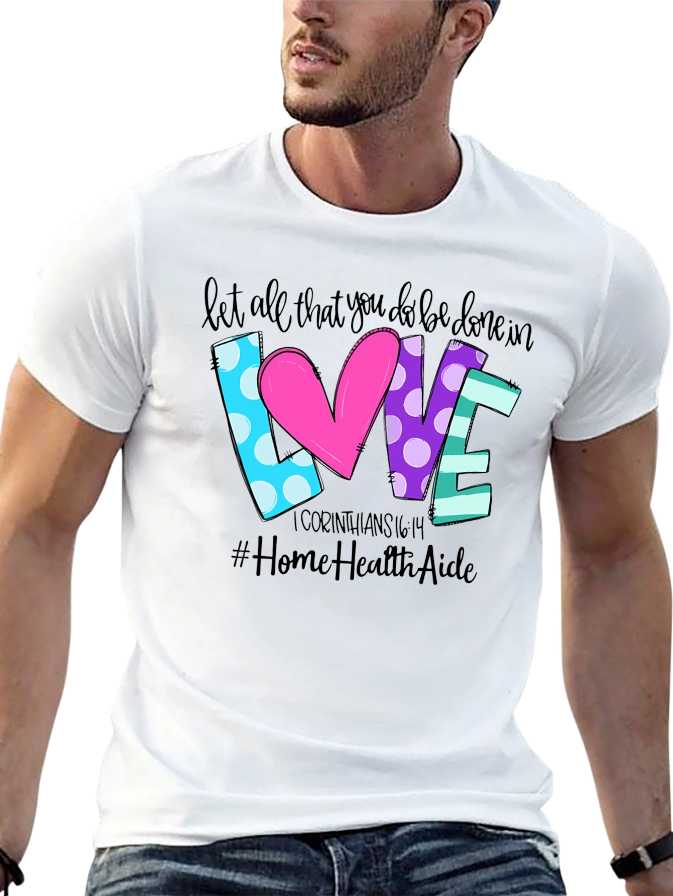 Love Graphic Print T-Shirt