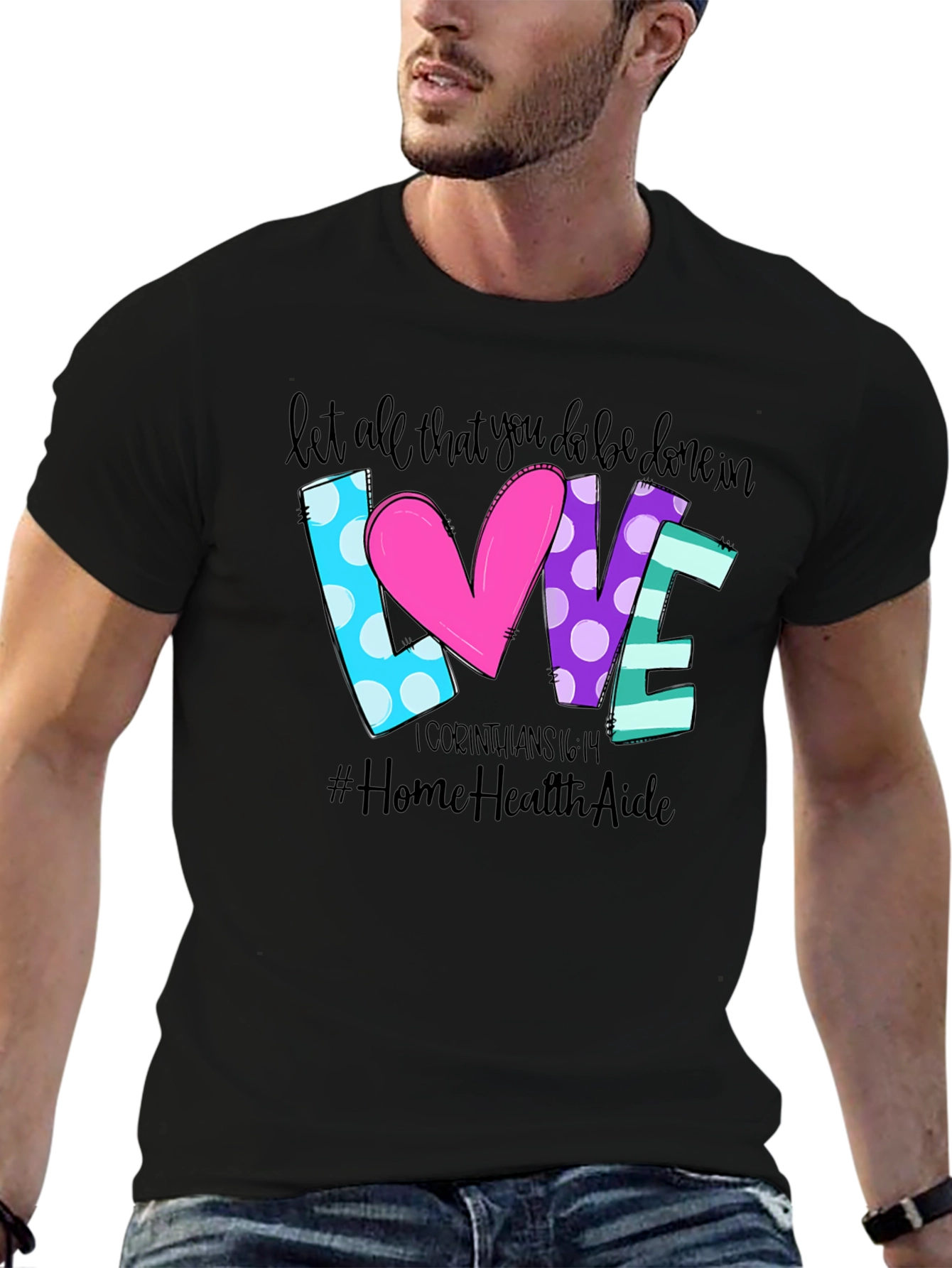 Love Graphic Print T-Shirt