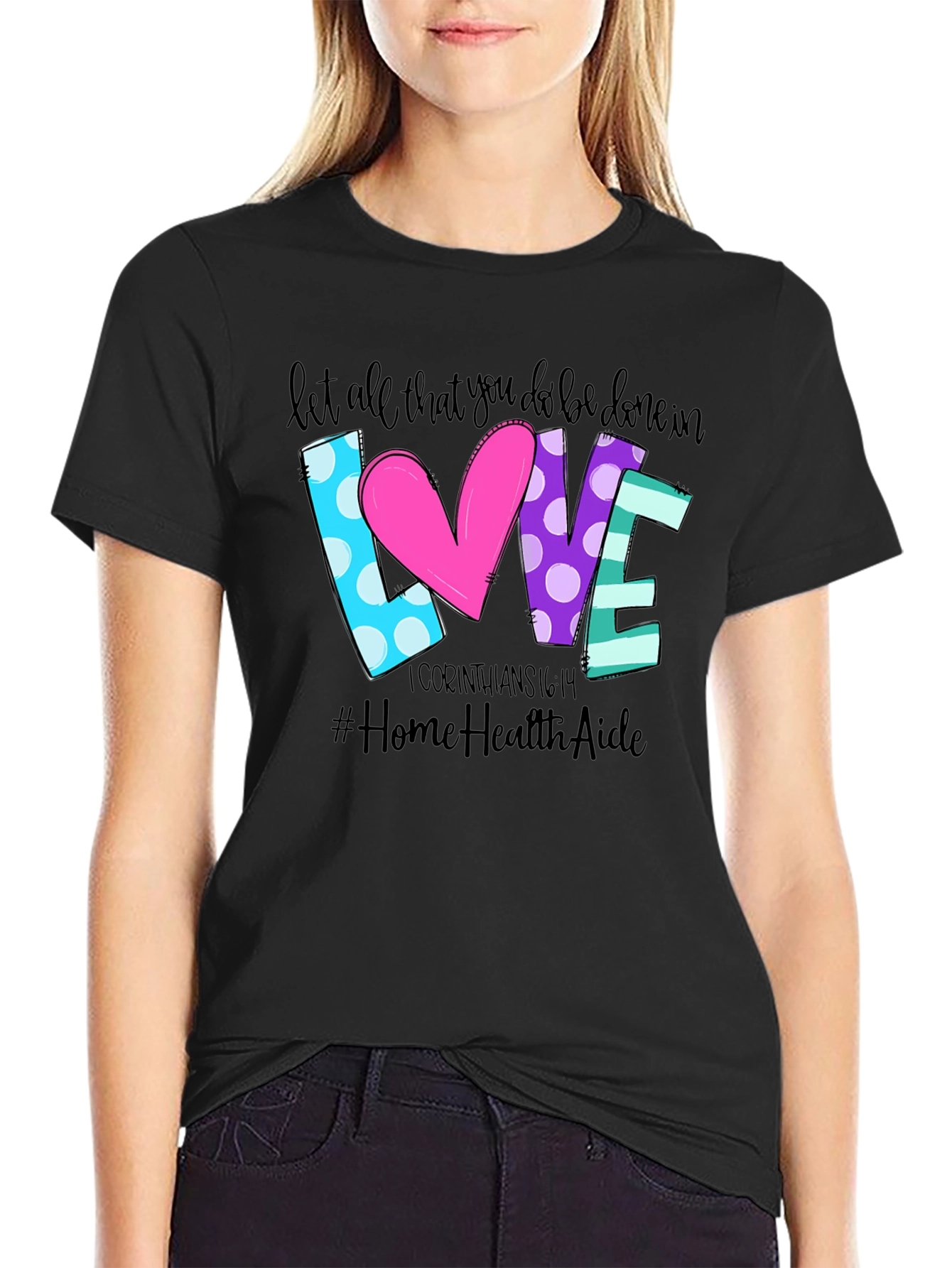 Love Graphic Print T-Shirt