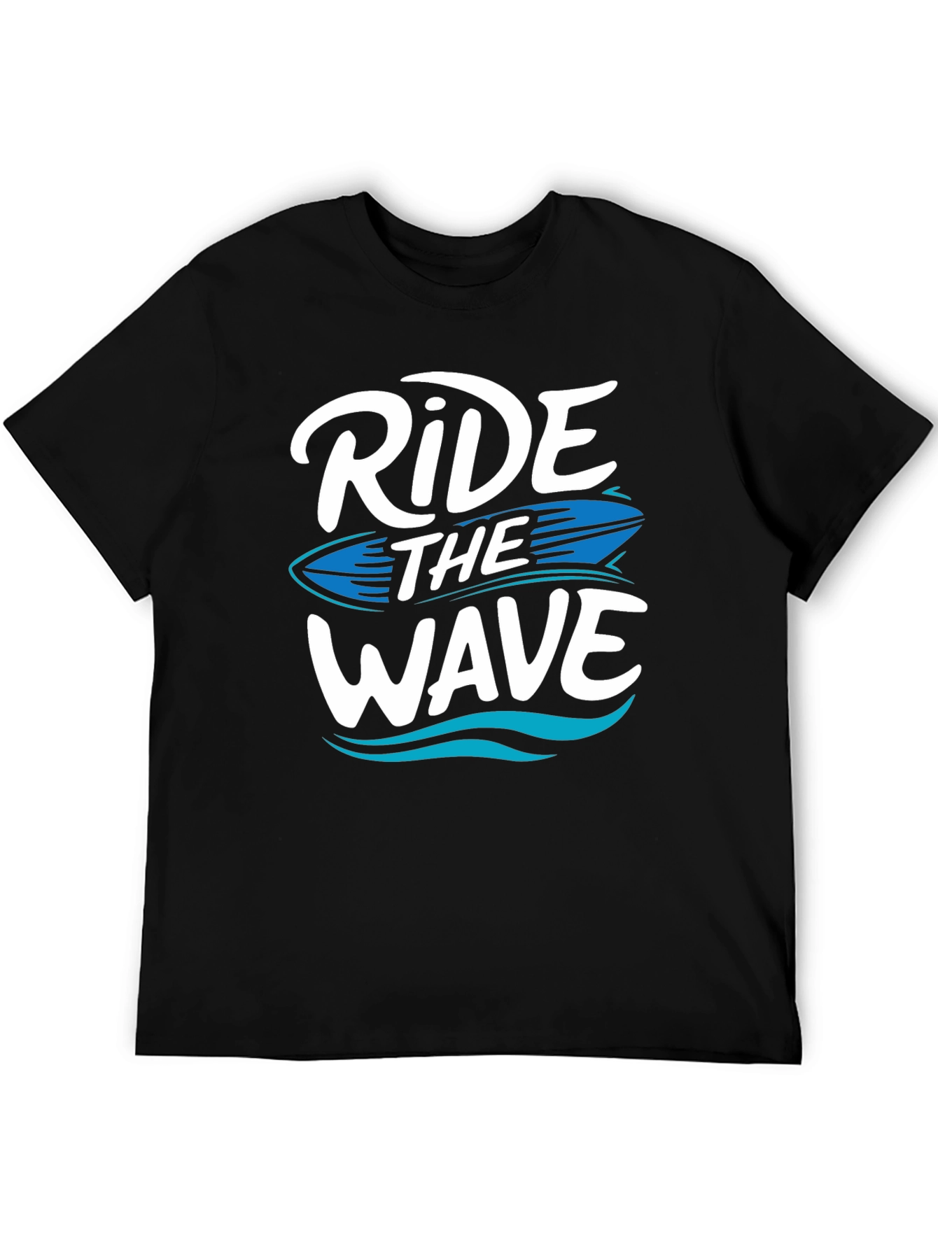 Ride the Wave Graphic Tee - Stylish Surf Design
