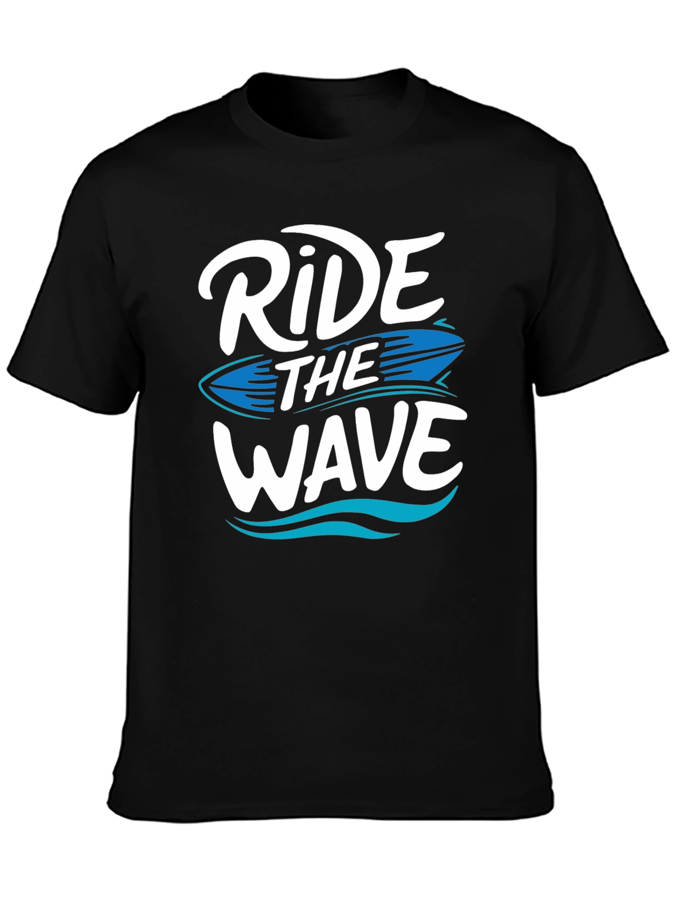Ride the Wave Graphic Tee - Stylish Surf Design