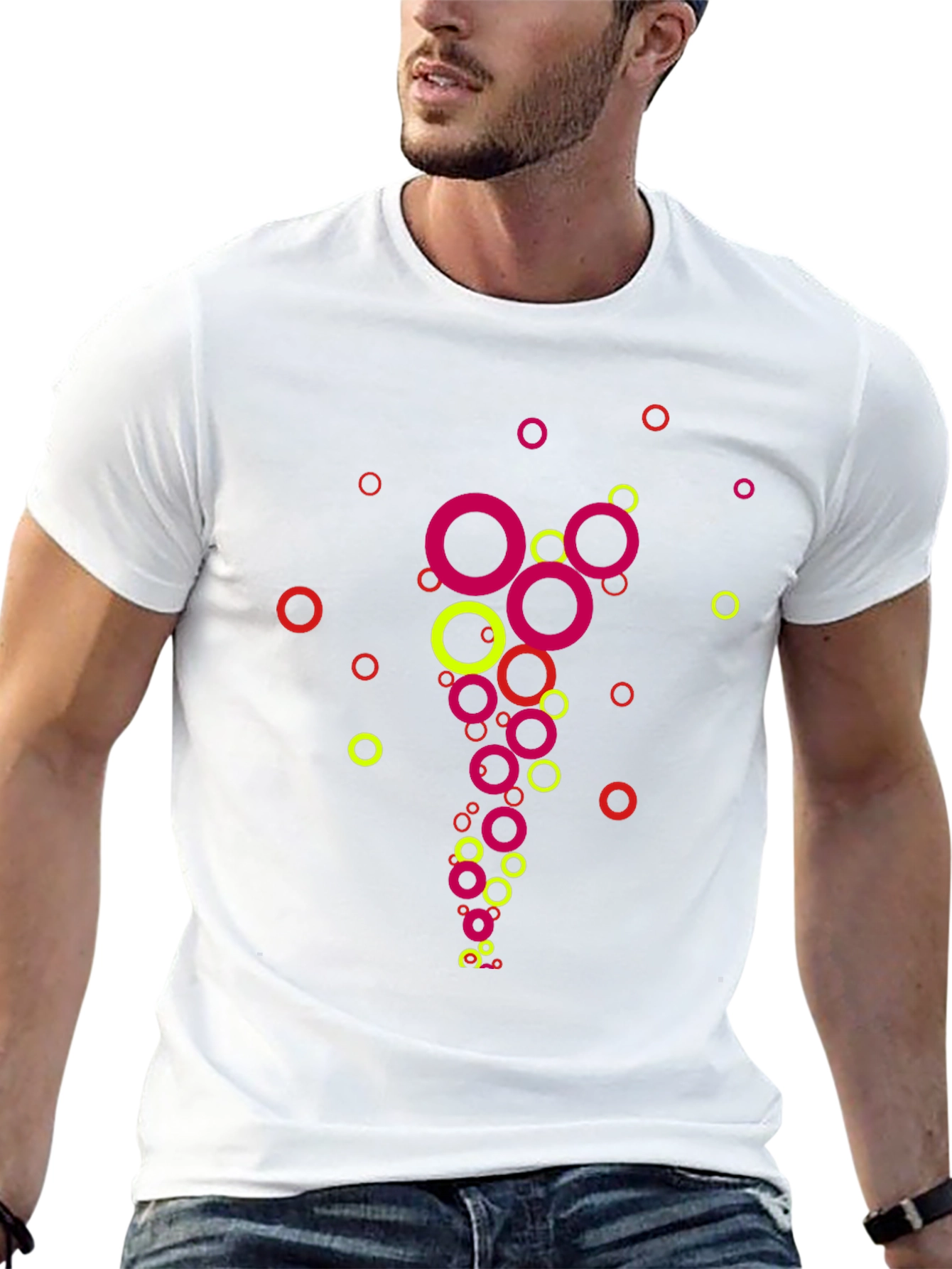Abstract Circle Pattern T-Shirt