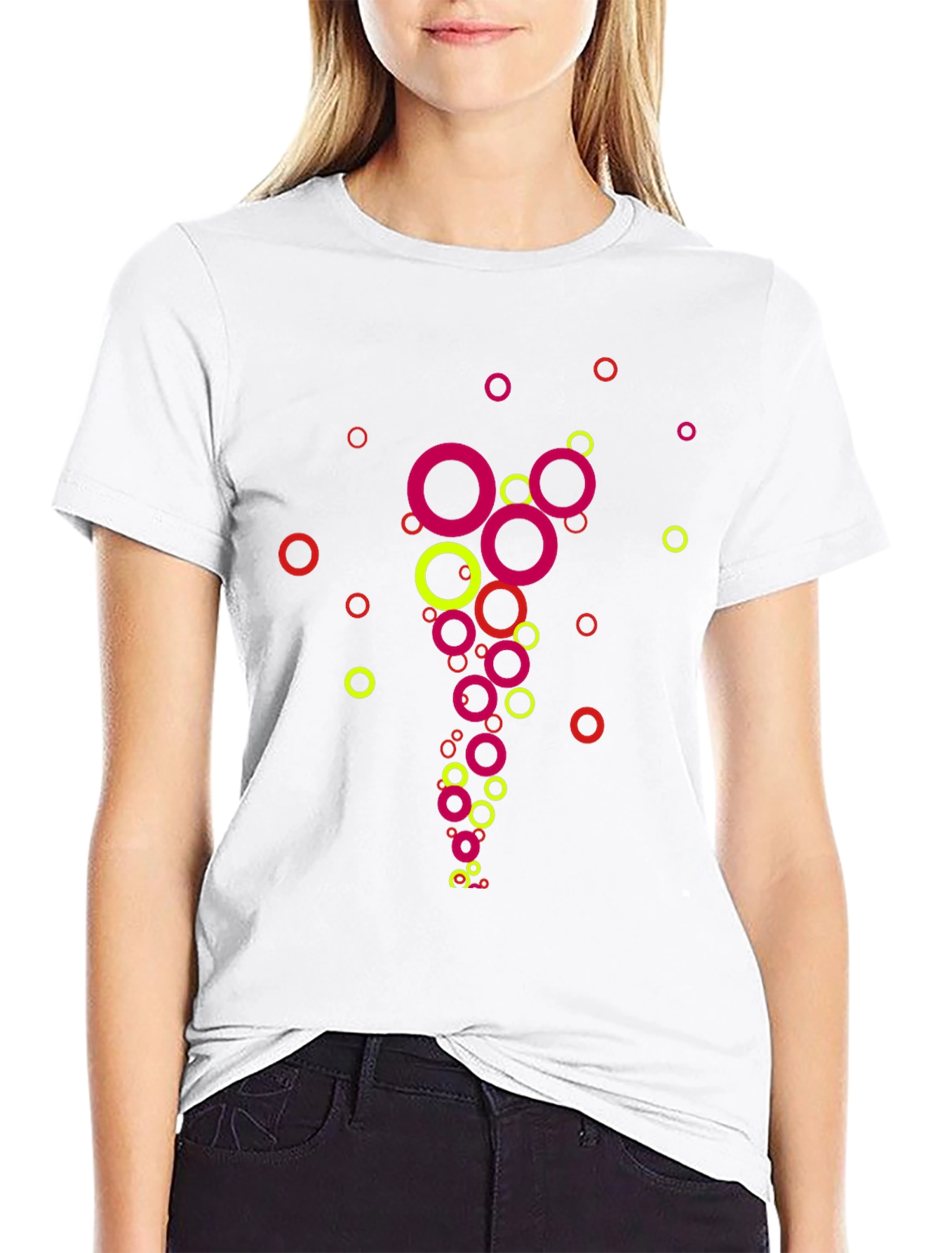 Abstract Circle Pattern T-Shirt