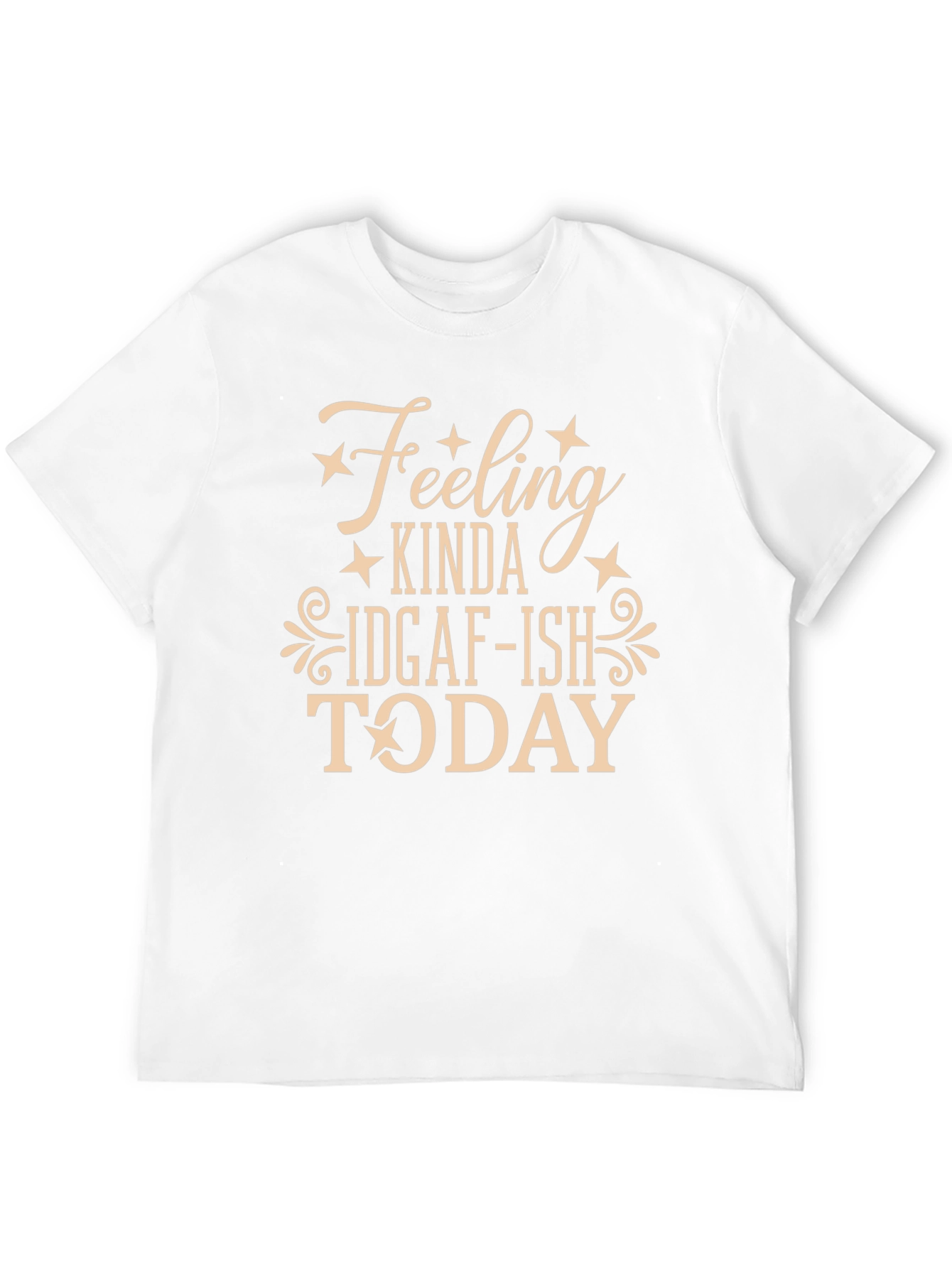 IDGAF-ISH Graphic Tee - Relaxed Fit Black T-Shirt