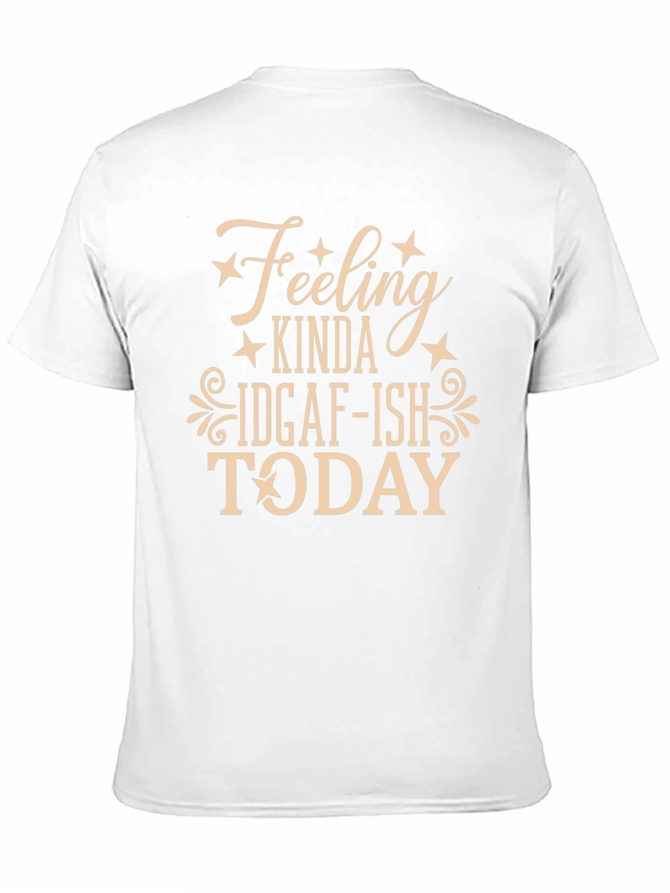 IDGAF-ISH Graphic Tee - Relaxed Fit Black T-Shirt