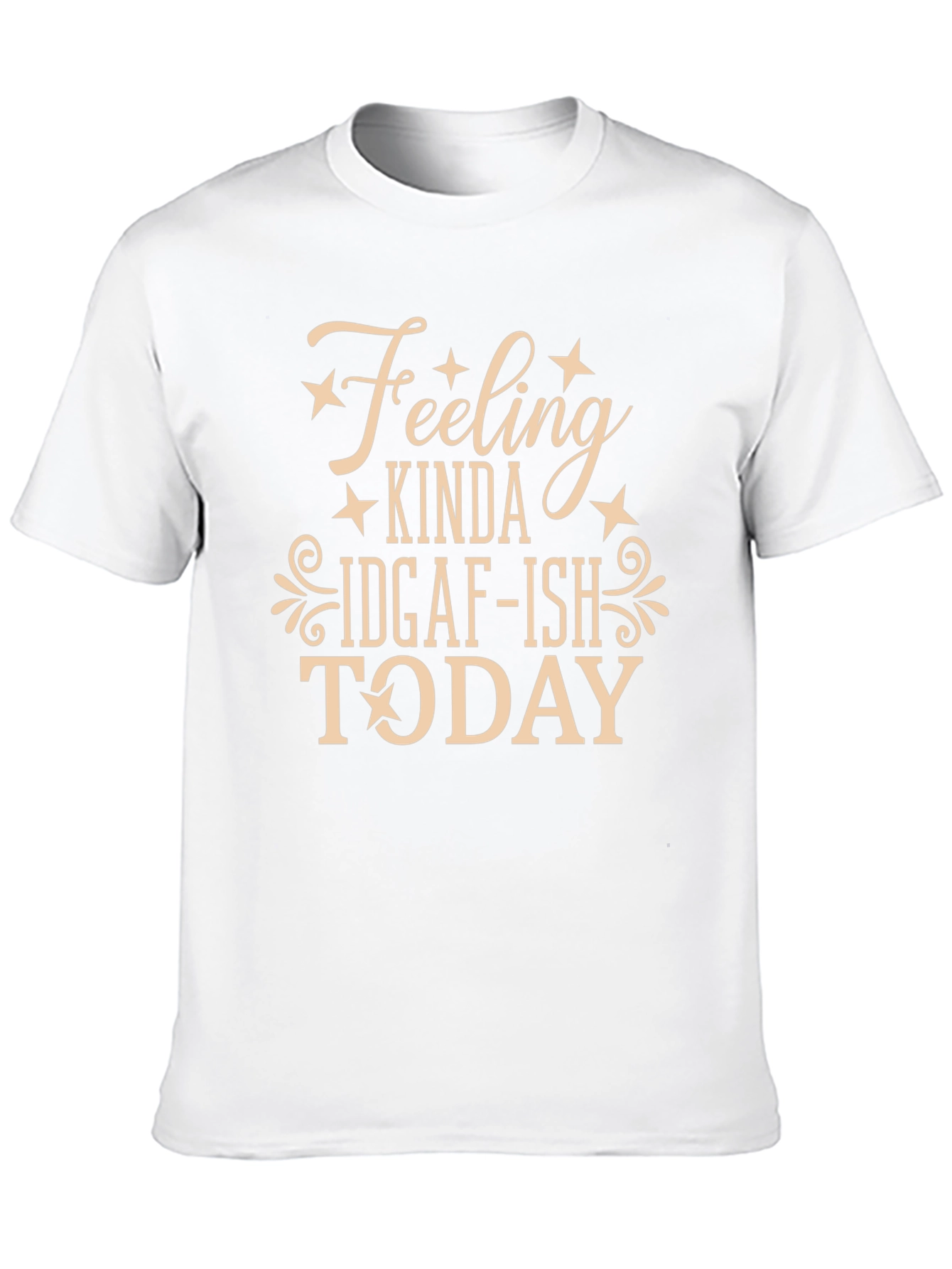 IDGAF-ISH Graphic Tee - Relaxed Fit Black T-Shirt