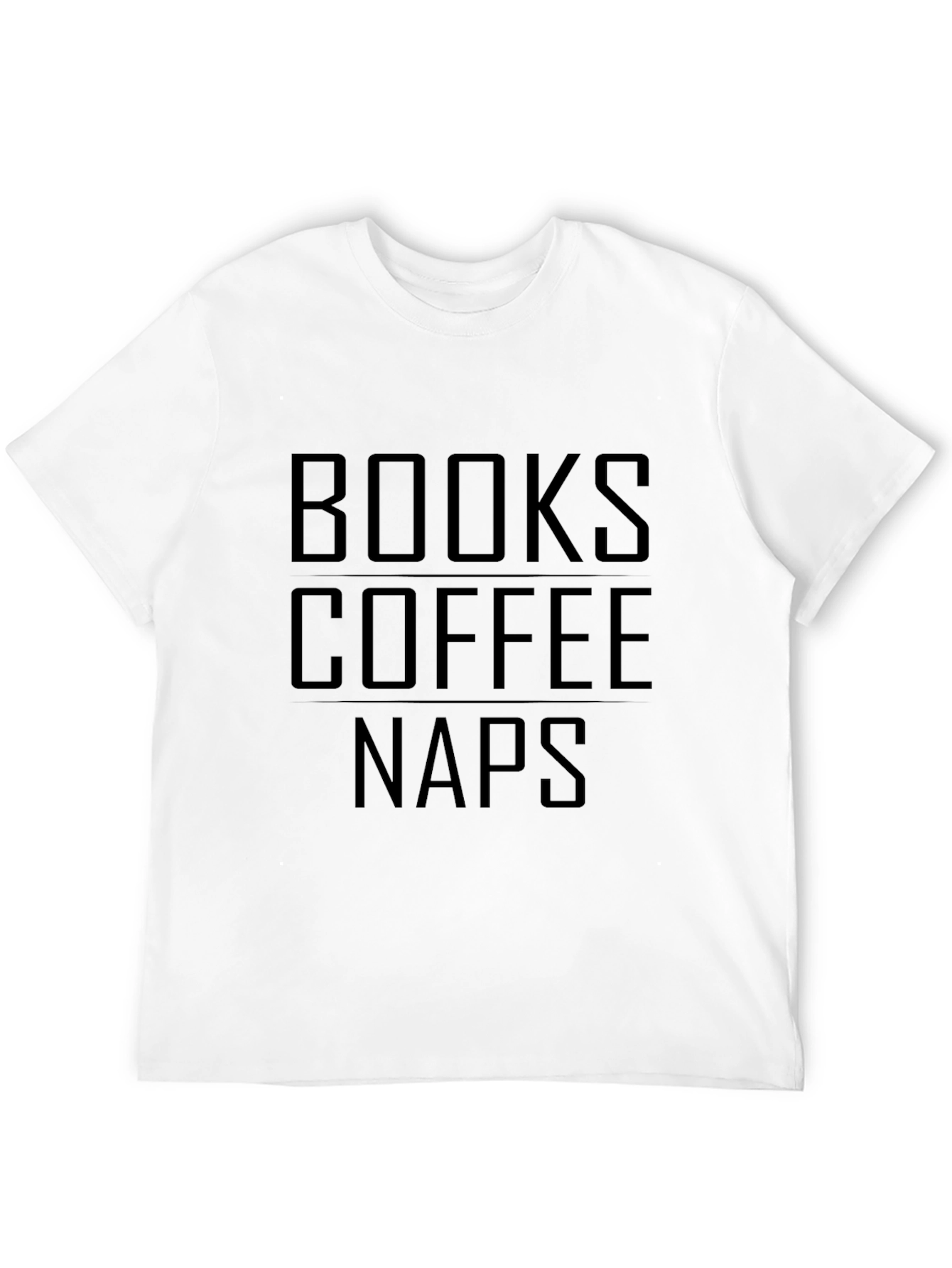 Books Coffee Naps T-Shirt - Comfort & Style