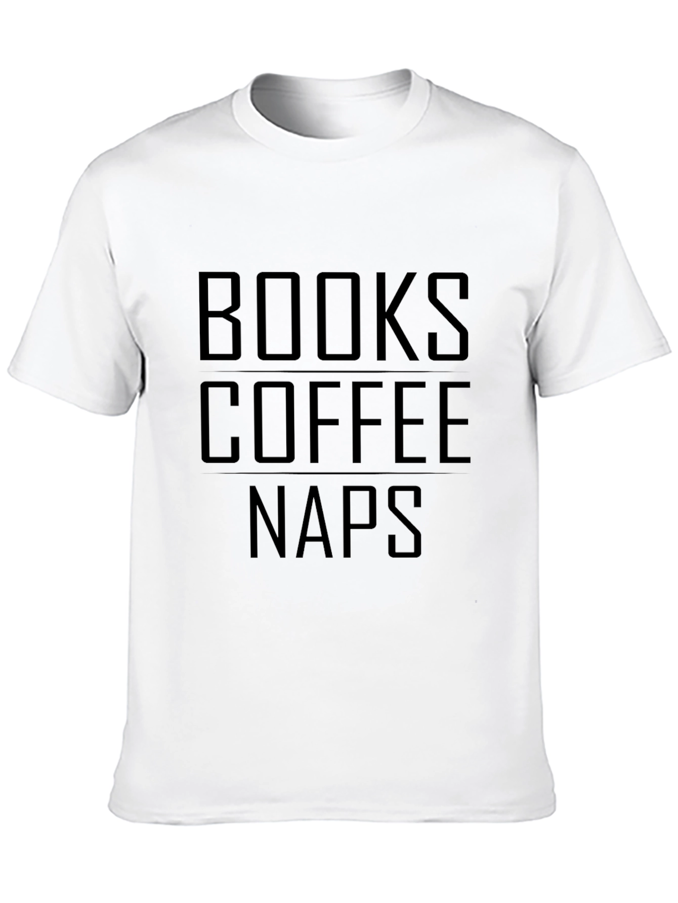 Books Coffee Naps T-Shirt - Comfort & Style