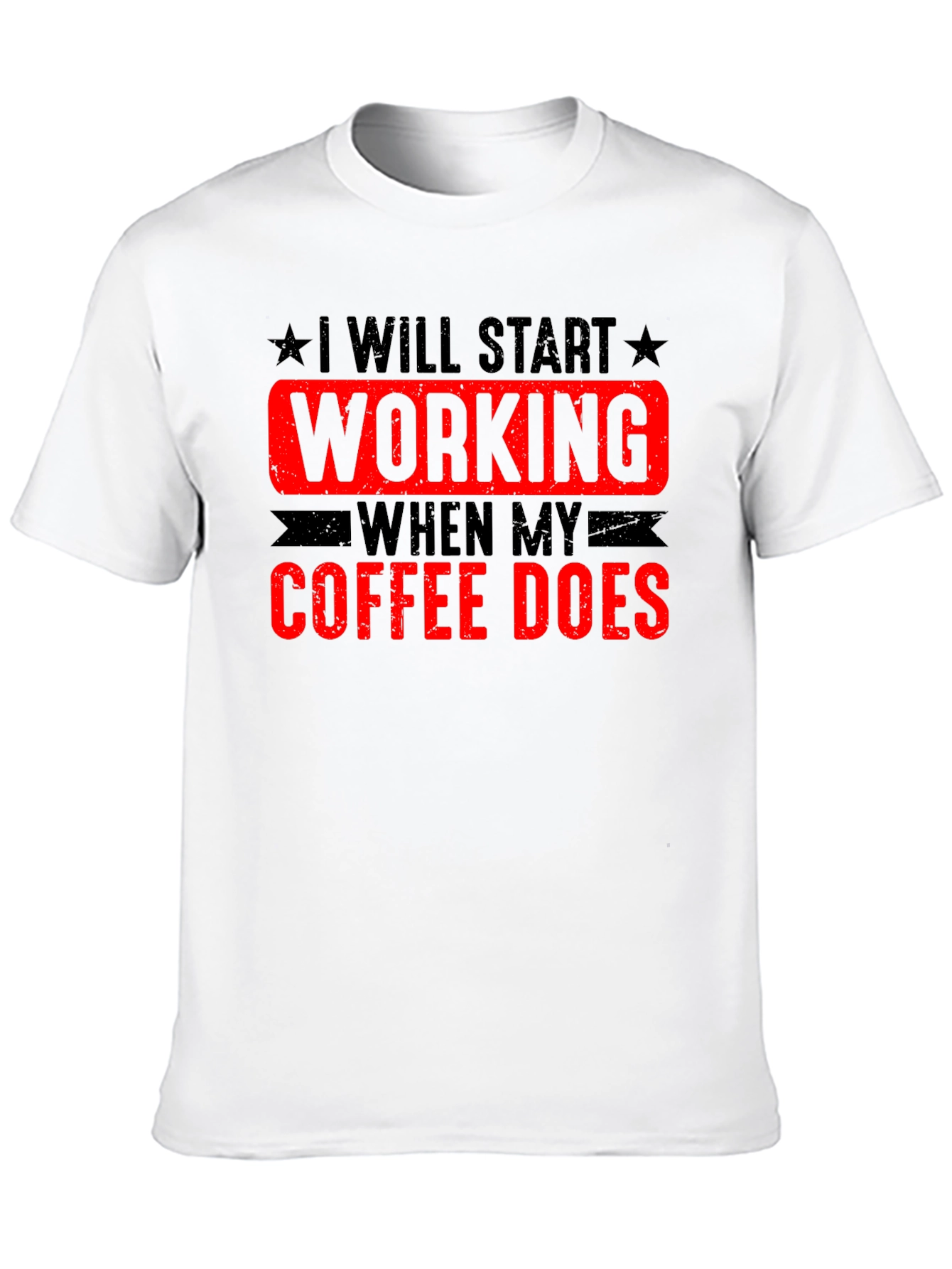 Coffee Does T-Shirt - Funny Work Tee