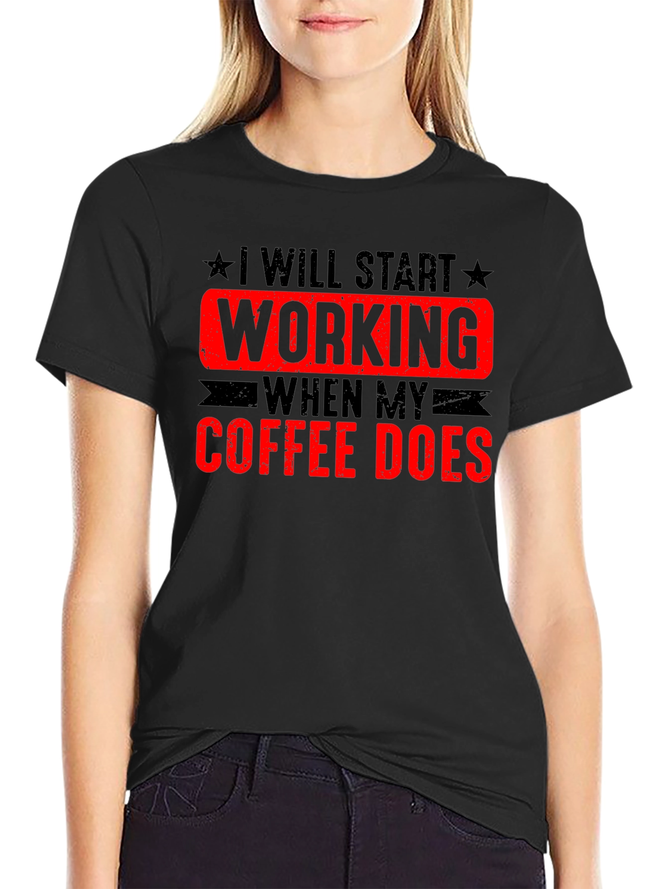 Coffee Does T-Shirt - Funny Work Tee