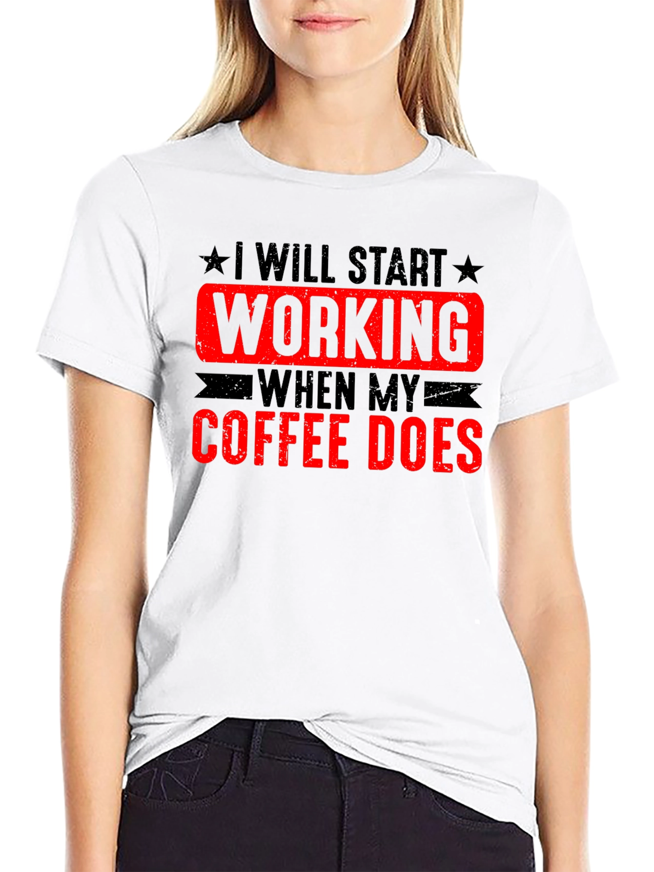 Coffee Does T-Shirt - Funny Work Tee