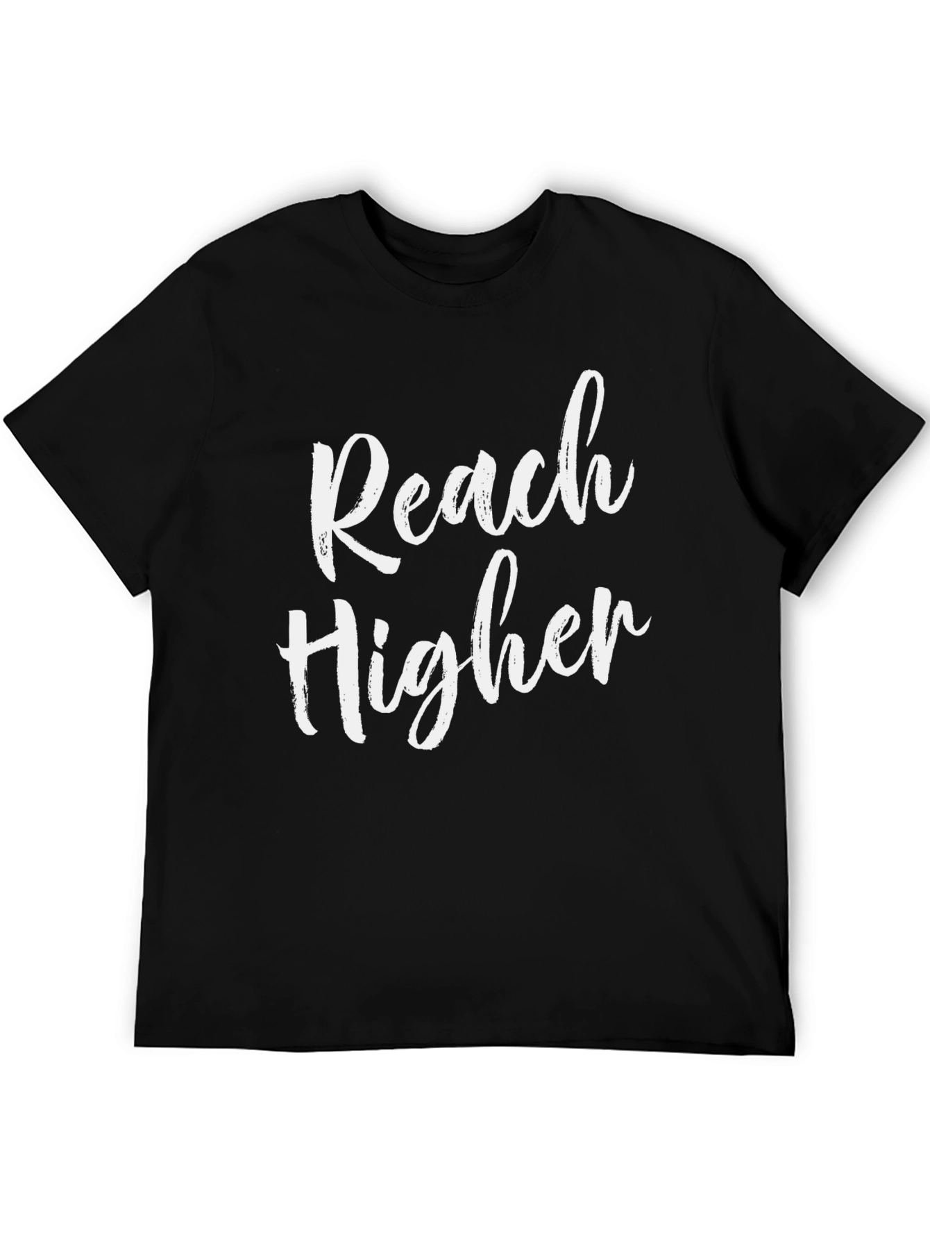 Reach Higher Black Graphic T-Shirt
