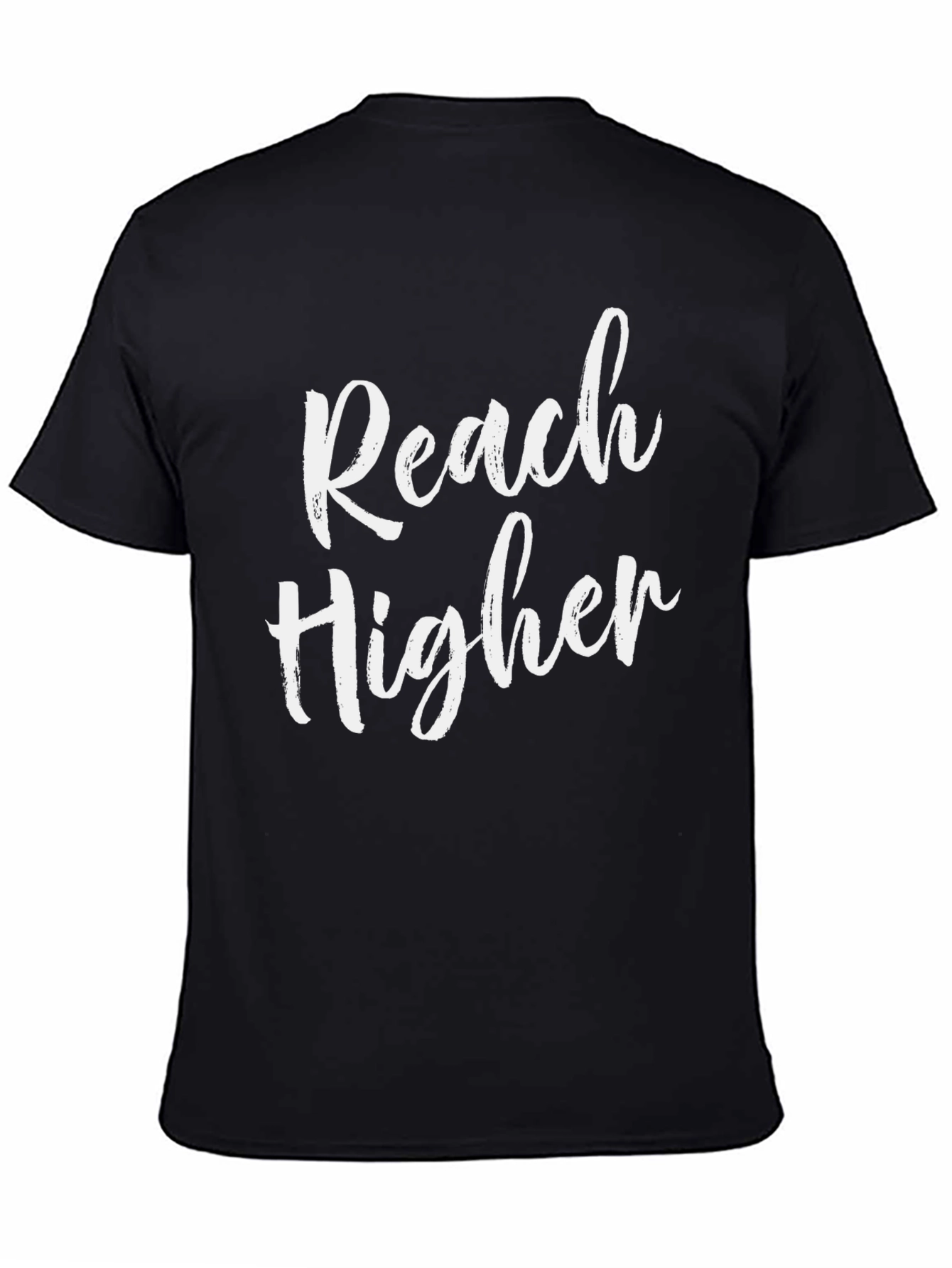 Reach Higher Black Graphic T-Shirt