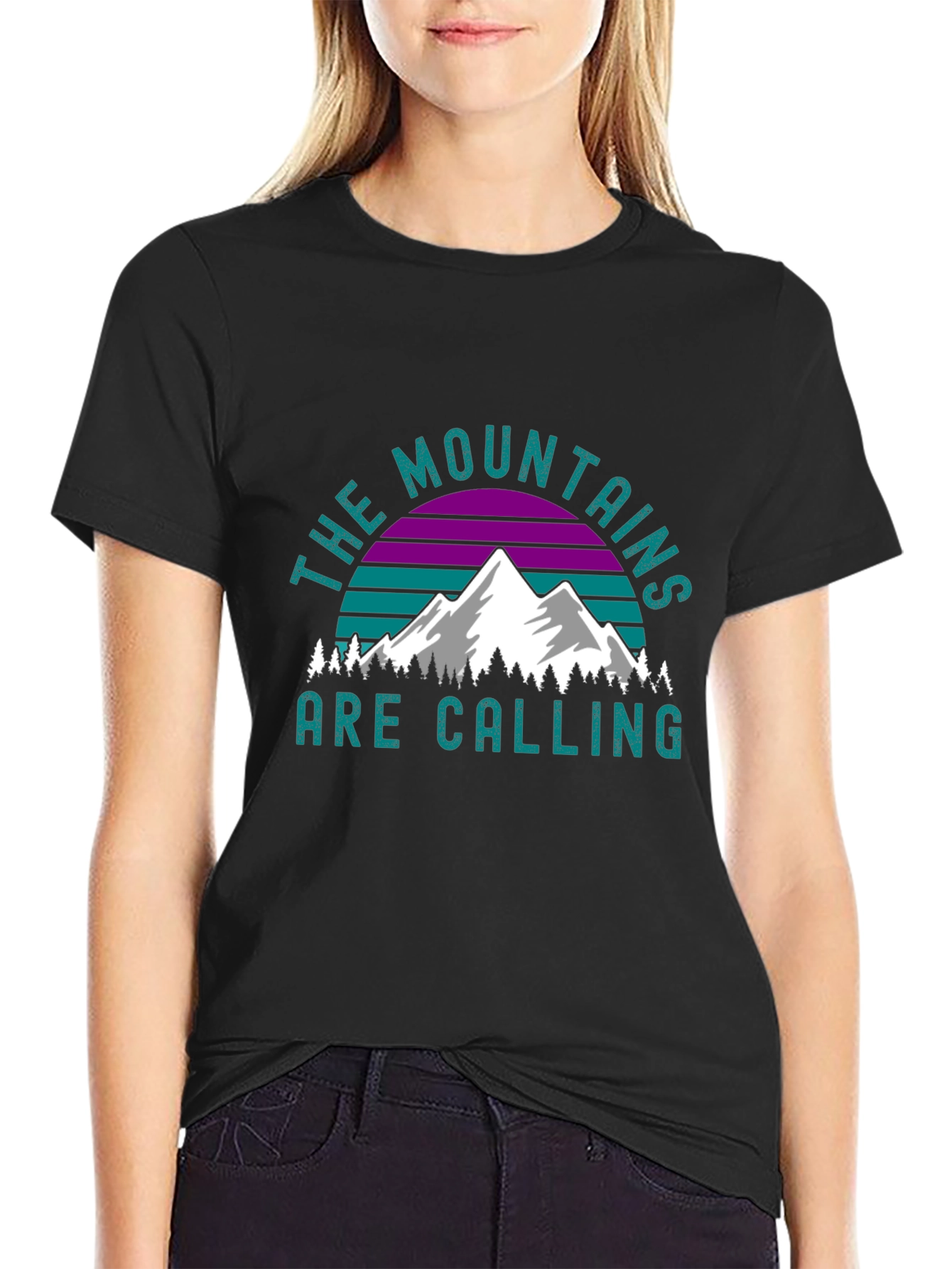 The Mountains Are Calling Graphic Tee