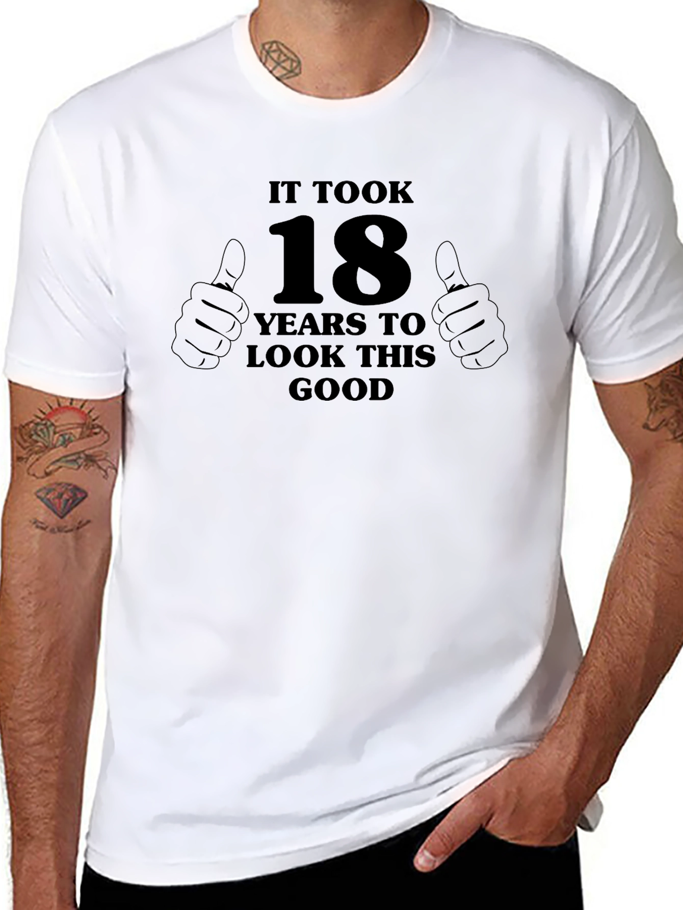 18 Years To Look This Good Graphic T-Shirt