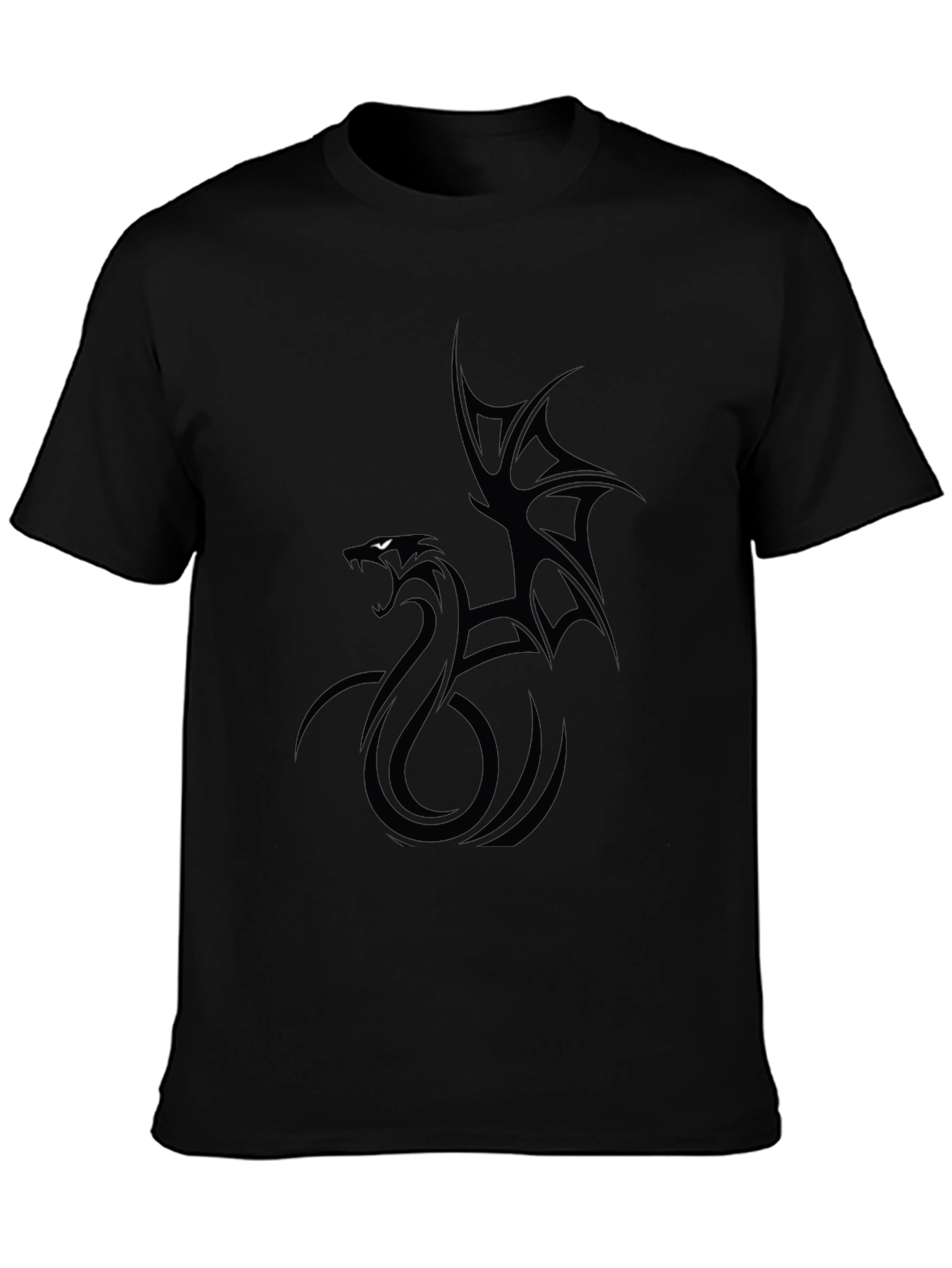 Black Dragon Graphic Tee - Mens Short Sleeve