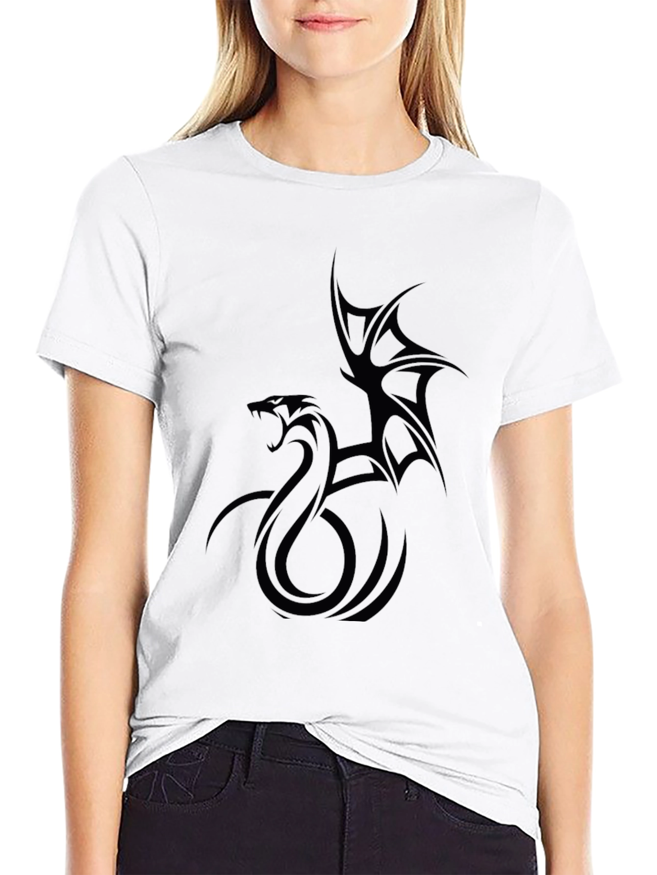 Black Dragon Graphic Tee - Mens Short Sleeve