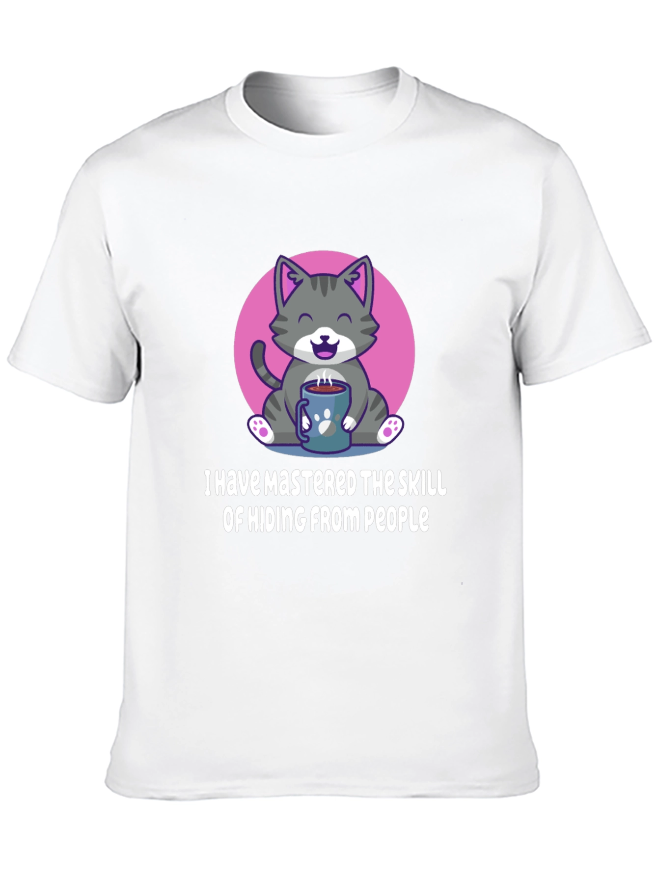 Hiding Cat Graphic Tee