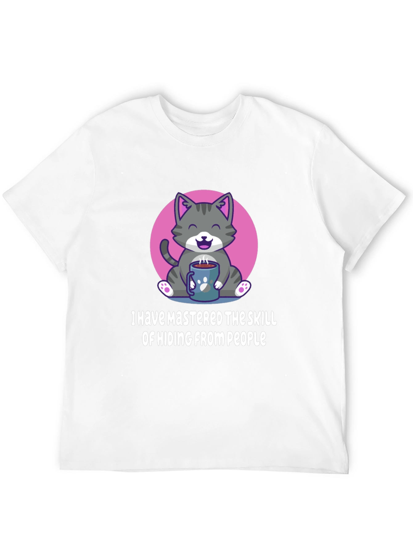 Hiding Cat Graphic Tee