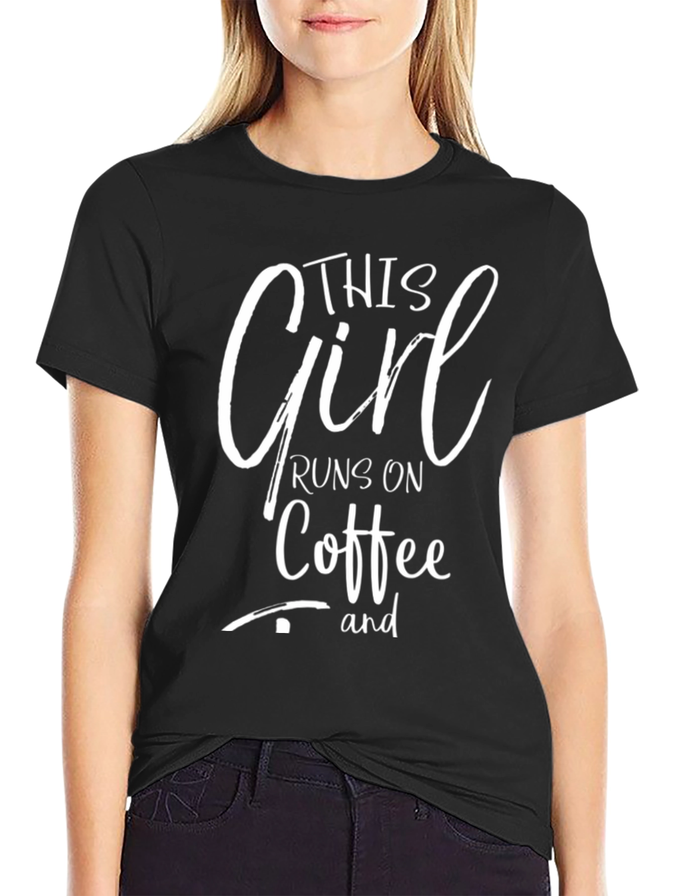 This Girl Runs on Coffee T-Shirt