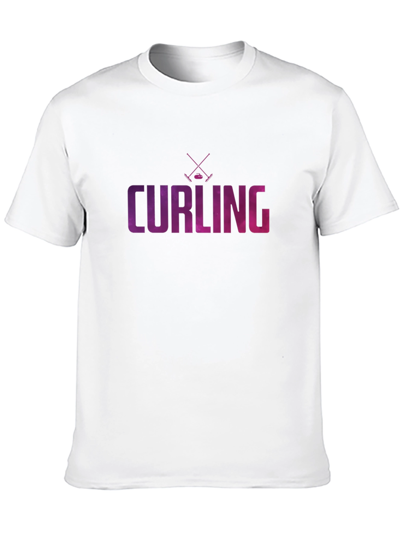 Curling Graphic Print T-Shirt