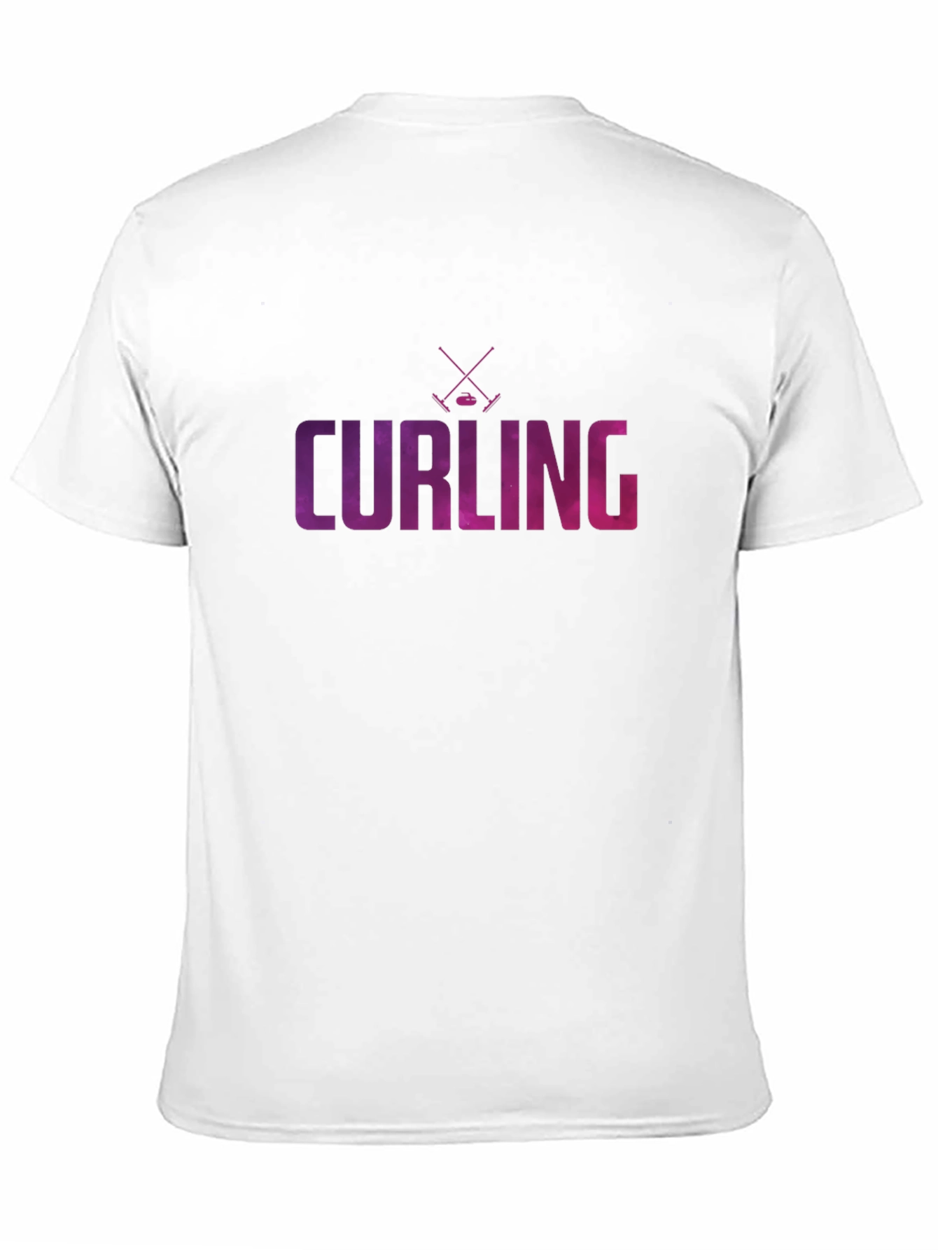 Curling Graphic Print T-Shirt