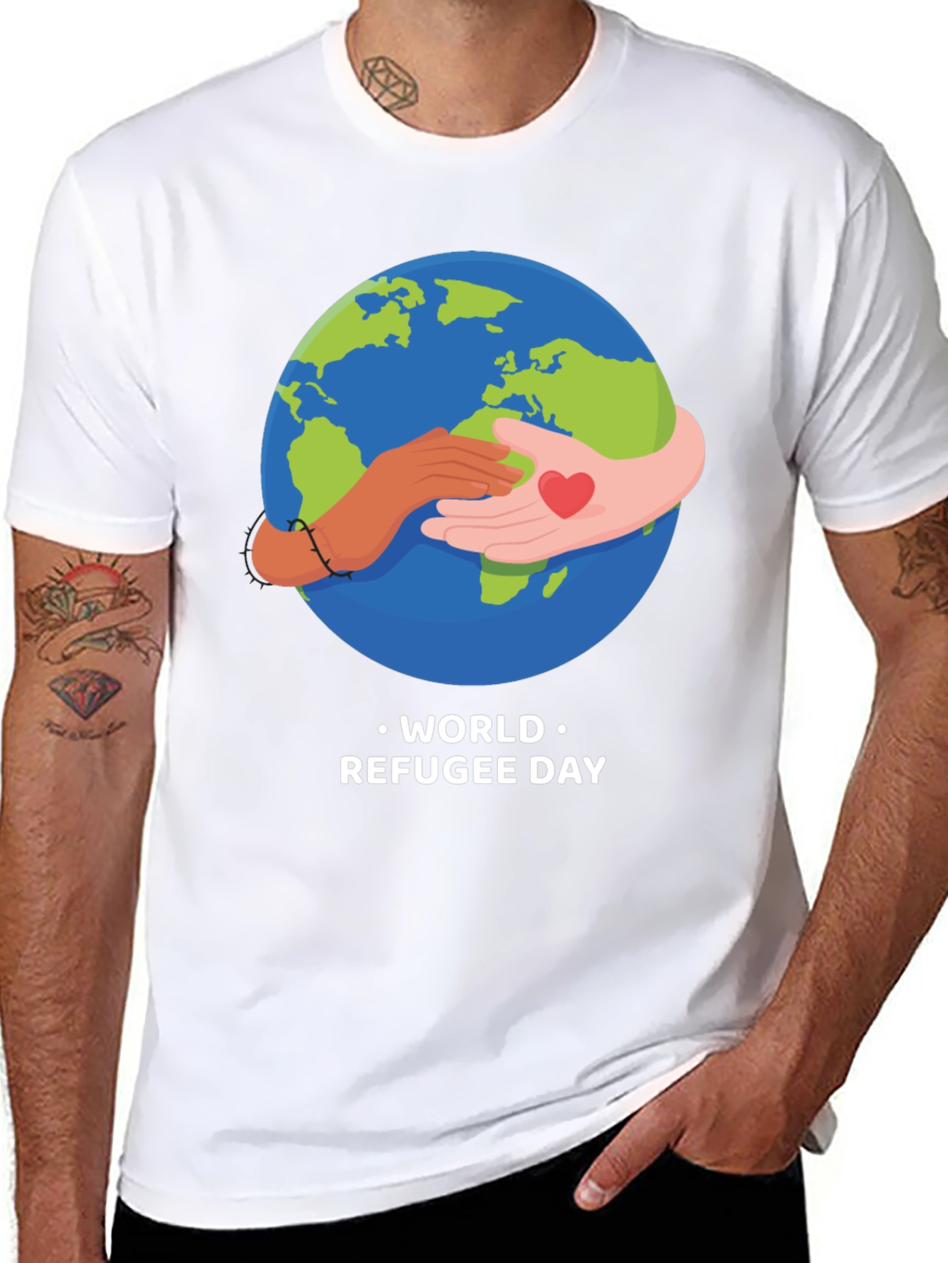 World Refugee Day T-Shirt: Unity and Support