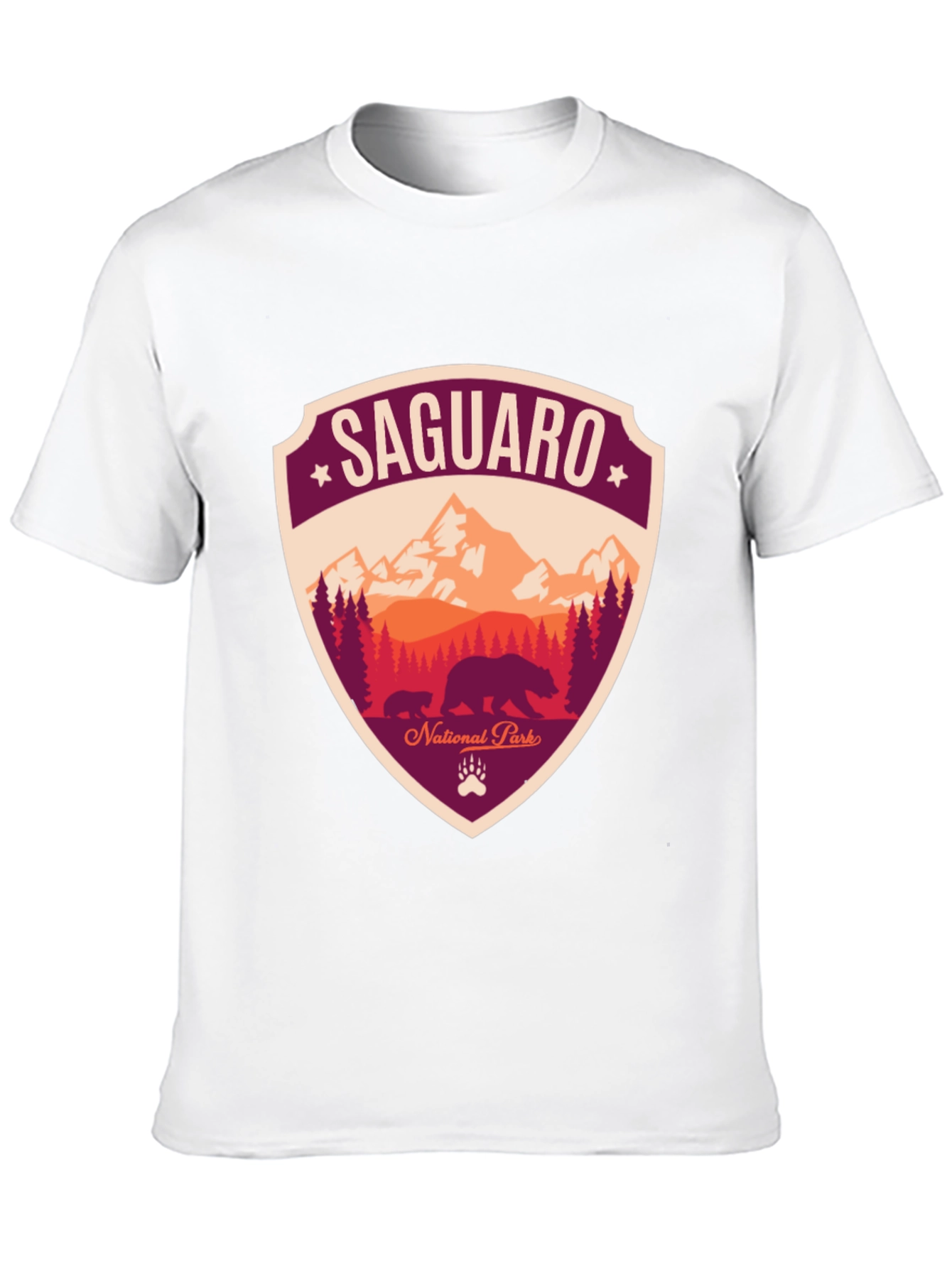 Saguaro National Park Black T-Shirt