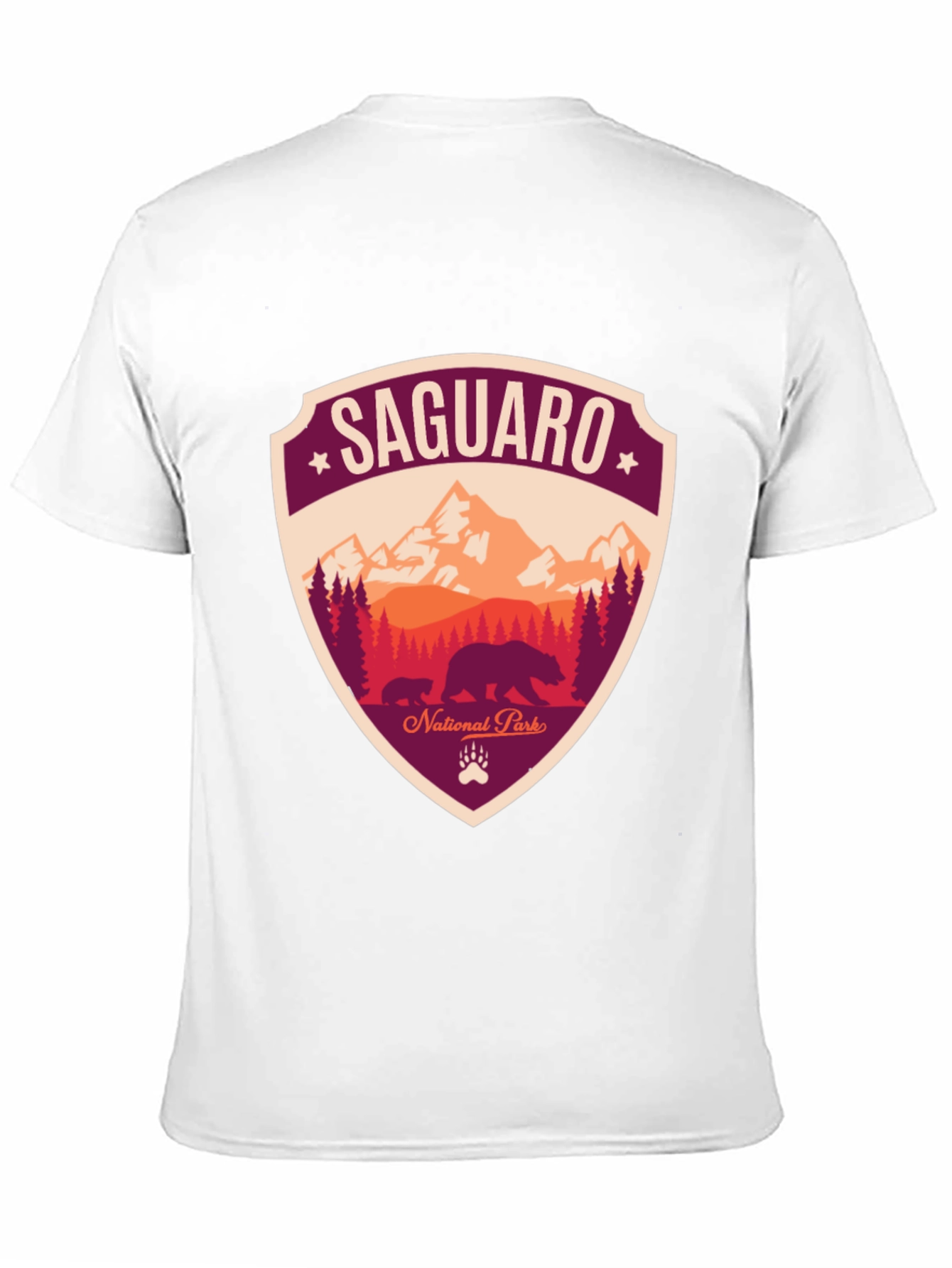 Saguaro National Park Black T-Shirt