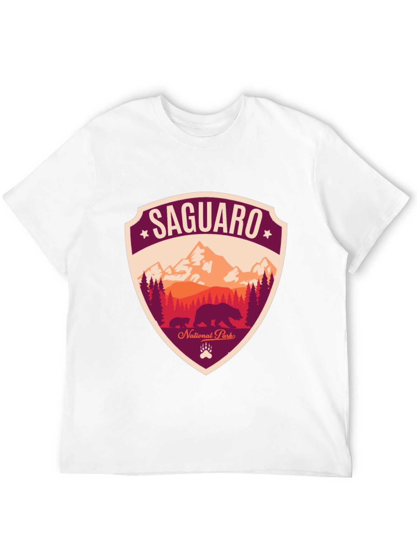 Saguaro National Park Black T-Shirt