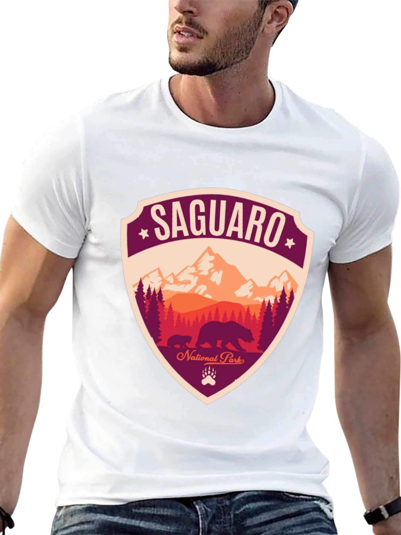 Saguaro National Park Black T-Shirt
