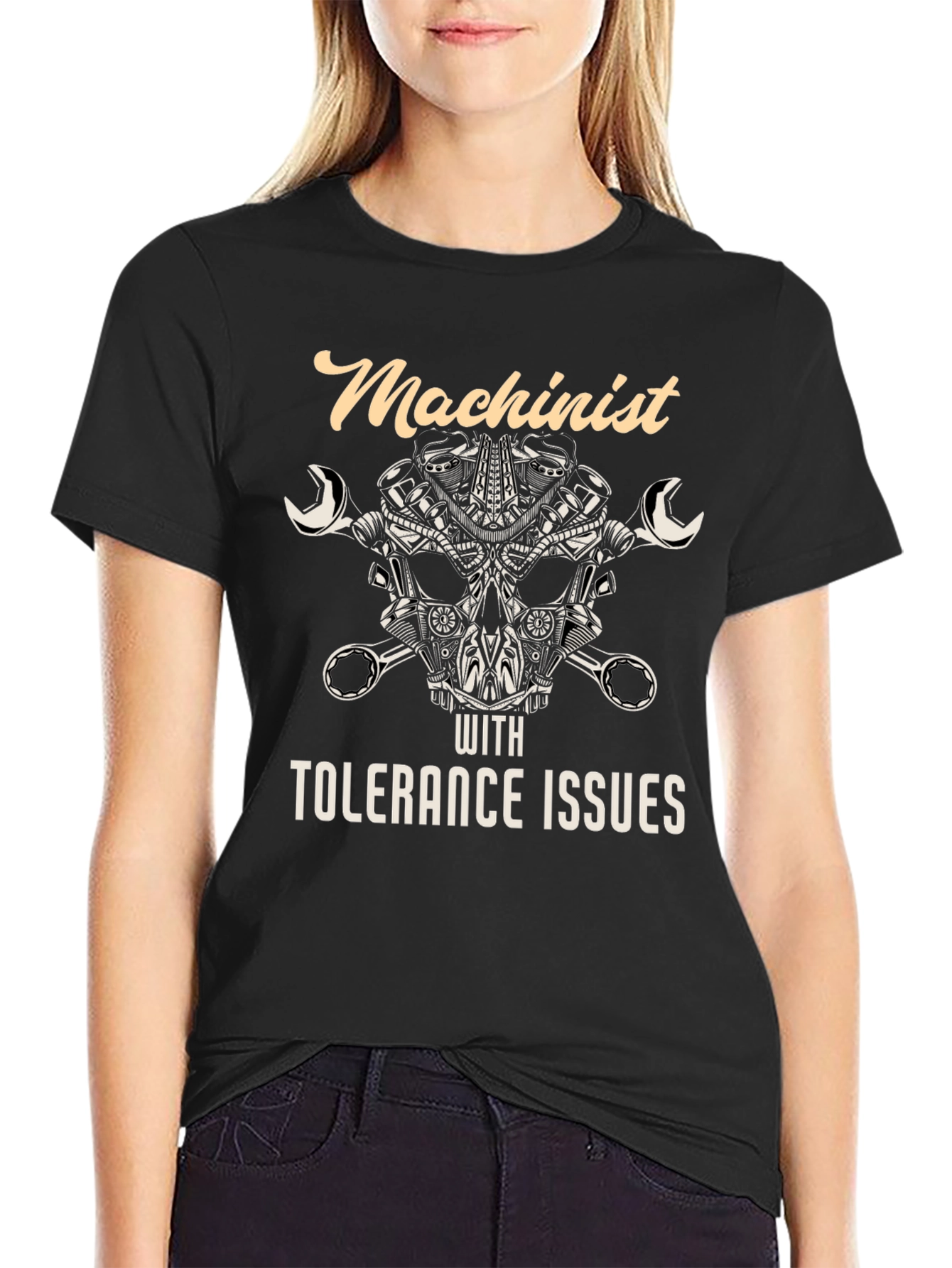 Machinist With Tolerance Issues Graphic T-Shirt