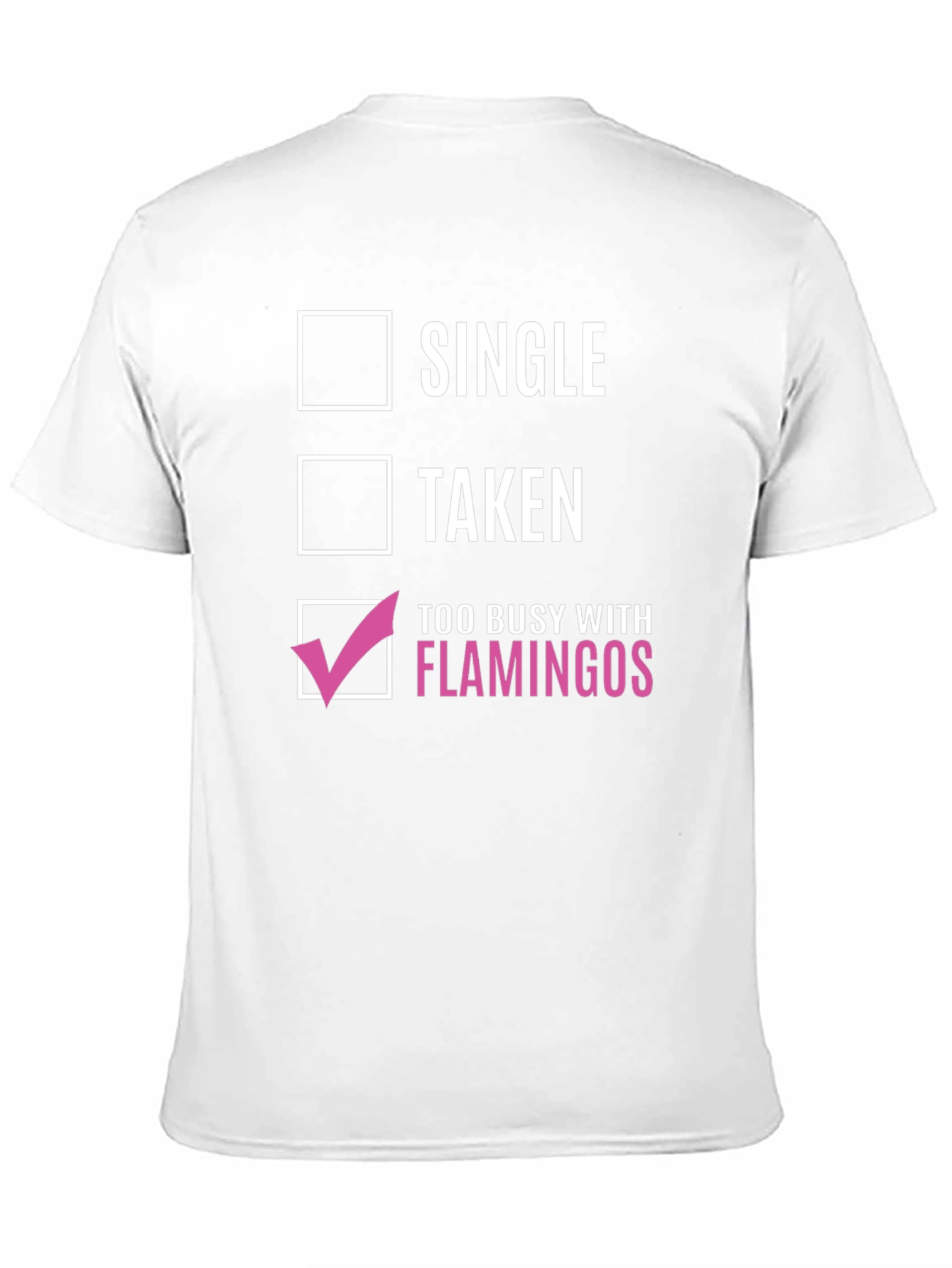 Busy With Flamingos Graphic Tee