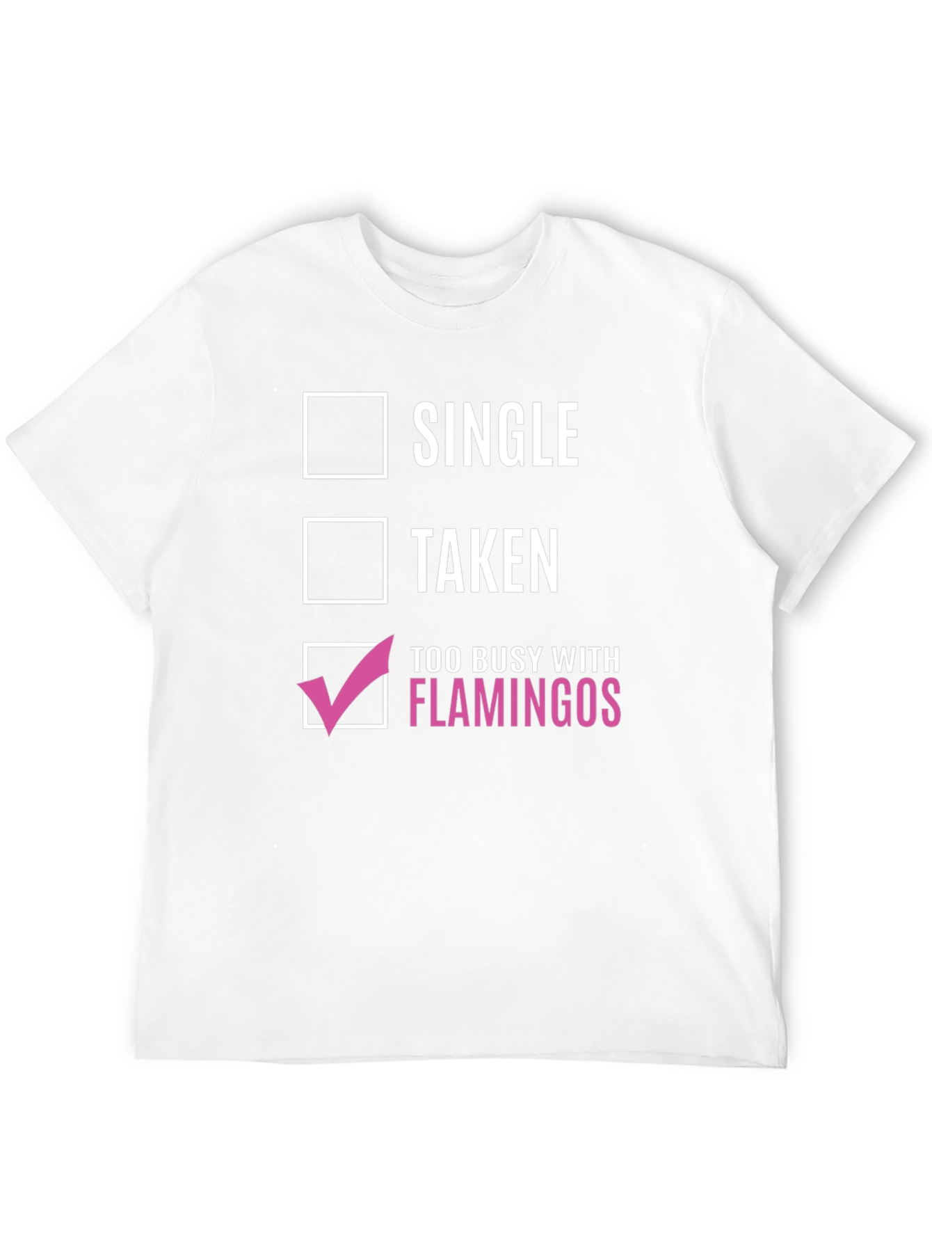 Busy With Flamingos Graphic Tee