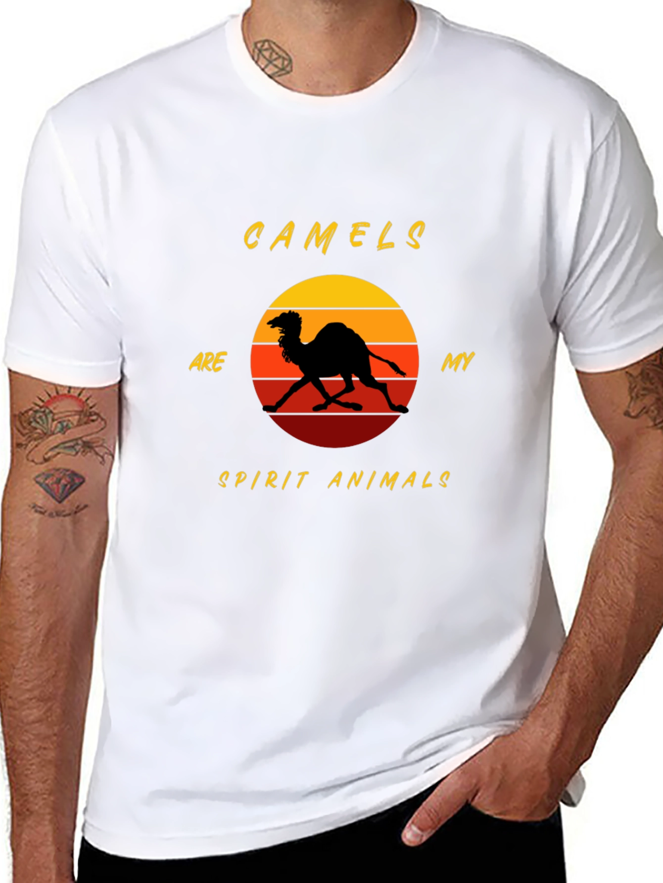 Camels Are My Spirit Animals Graphic Tee