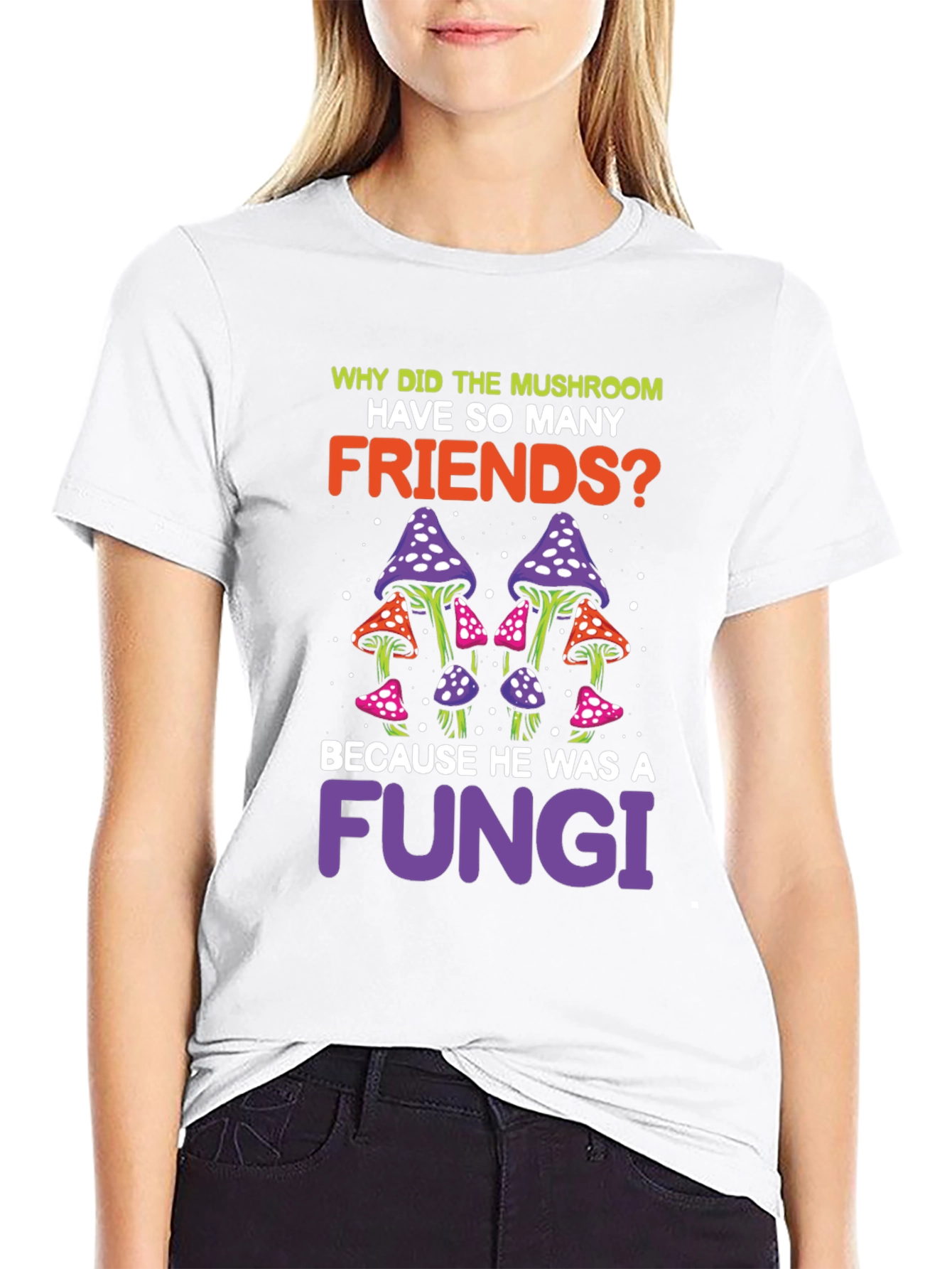 Mushroom Fungi Pun Graphic T-Shirt